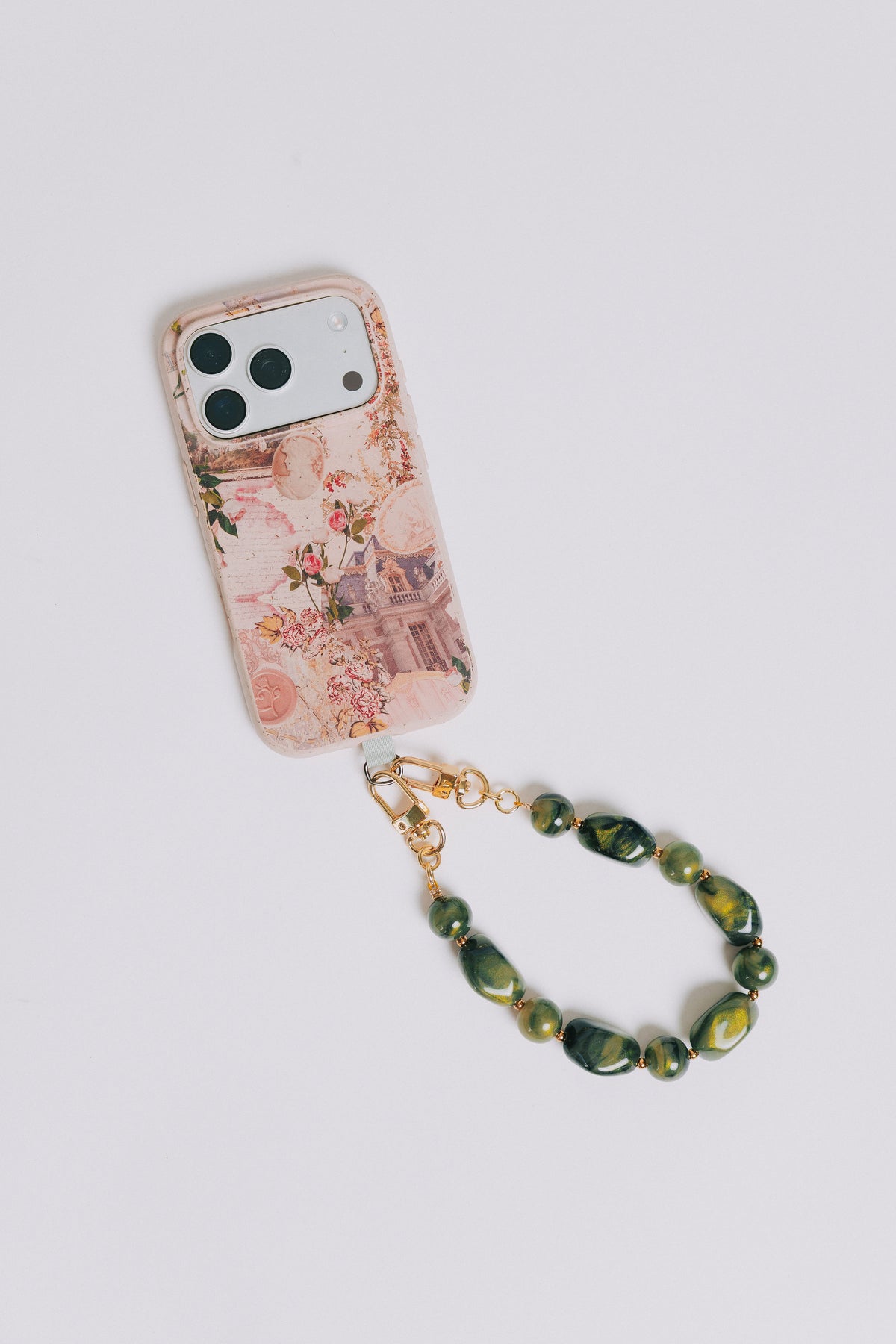 emerald nights phone wristlet