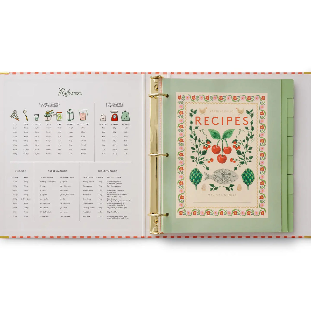 RIFLE PAPER CO - Cherry Farm Recipe Binder