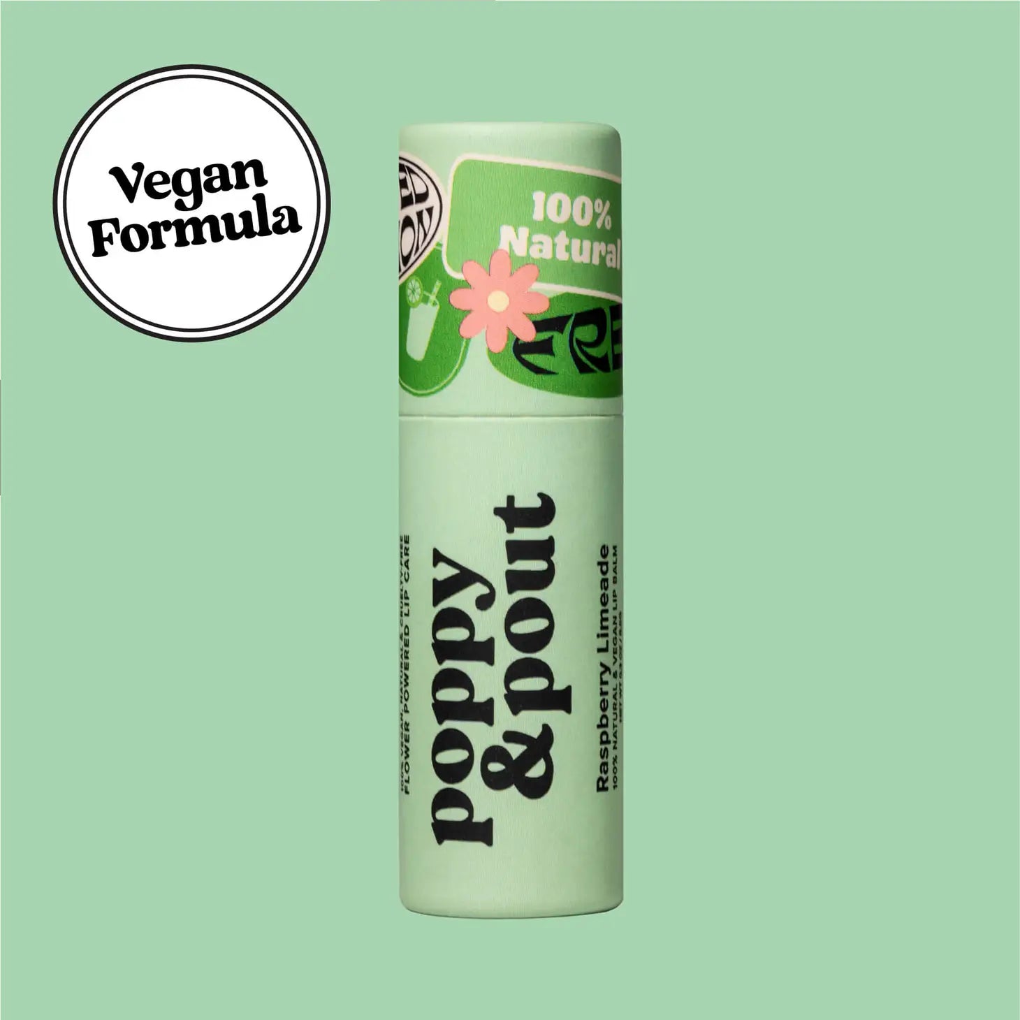 Poppy + Pout Lip Balm - "Sunny Daze" Raspberry Limeade