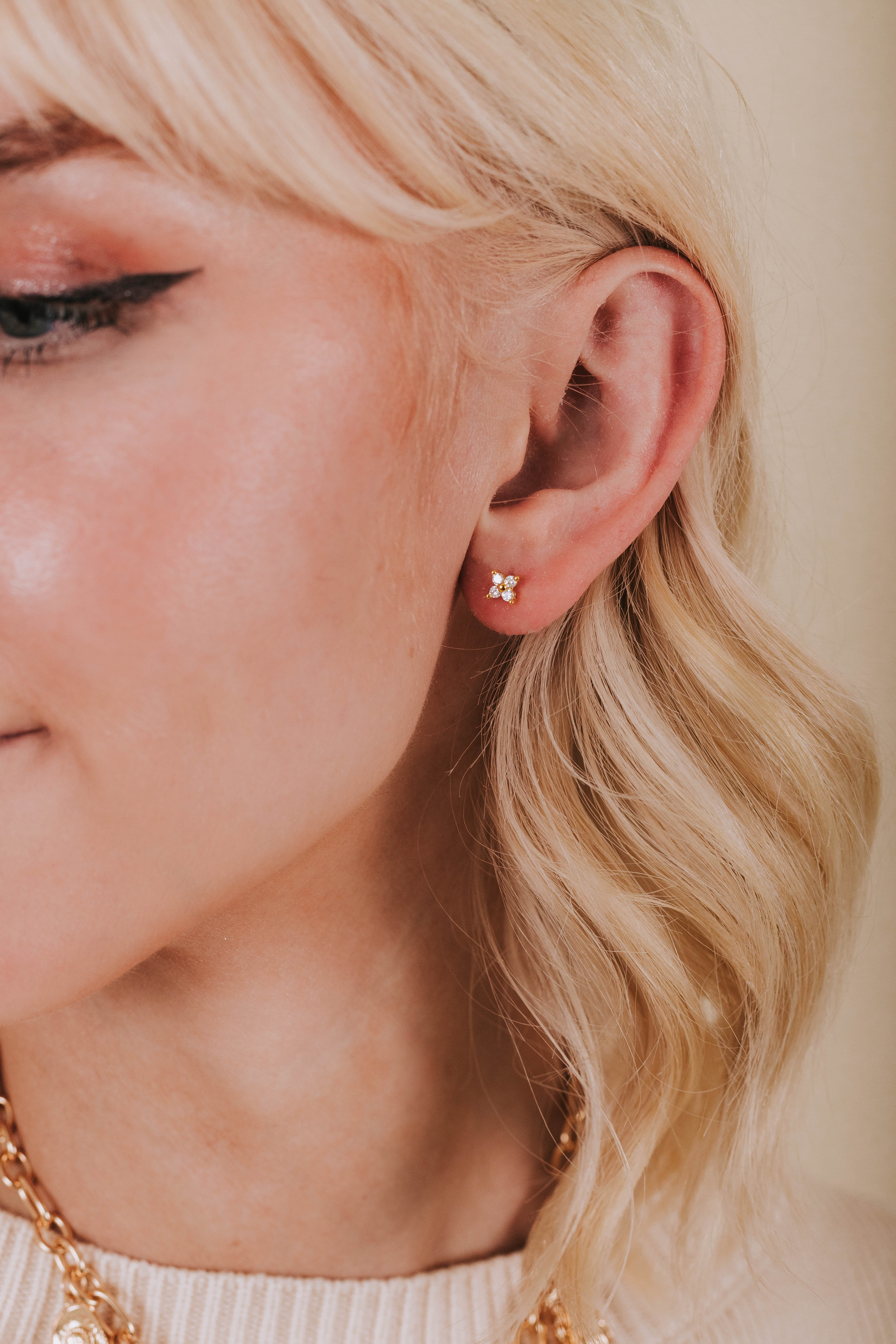 Illustrious Earrings - 14K Gold Plated