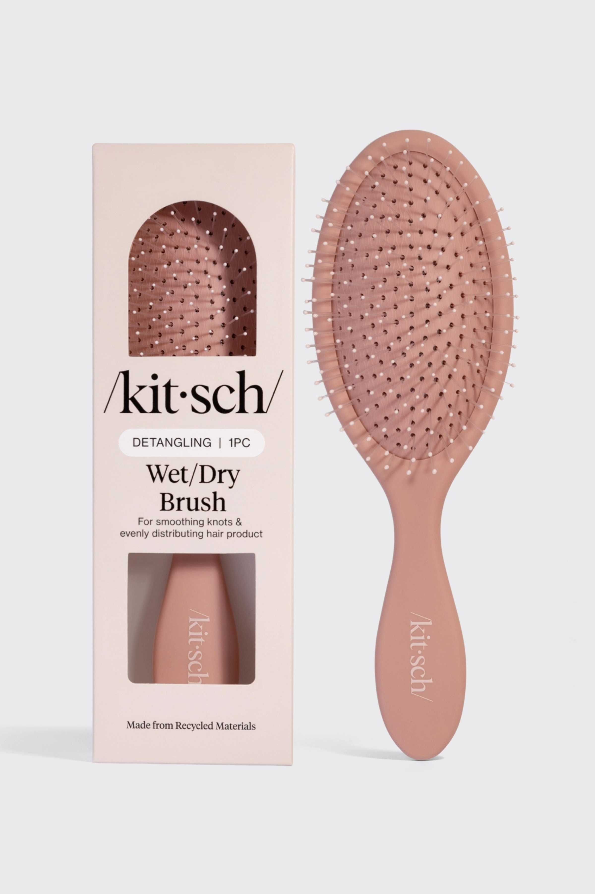 KITSCH - Recycled Plastic Wet/Dry Brush- Terracotta