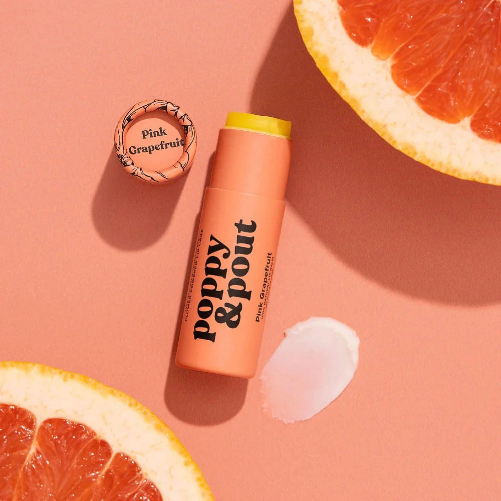 POPPY & POUT - Lip Balm - Pink Grapefruit