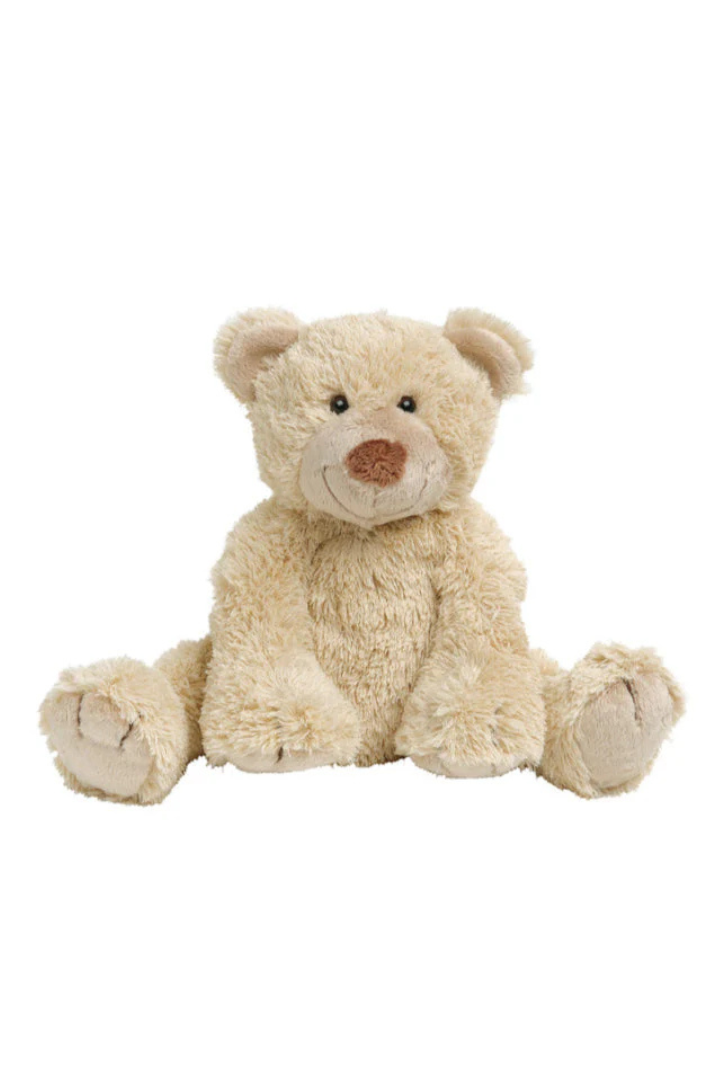 Beige teddy bear stuffed animal plush by happy horse