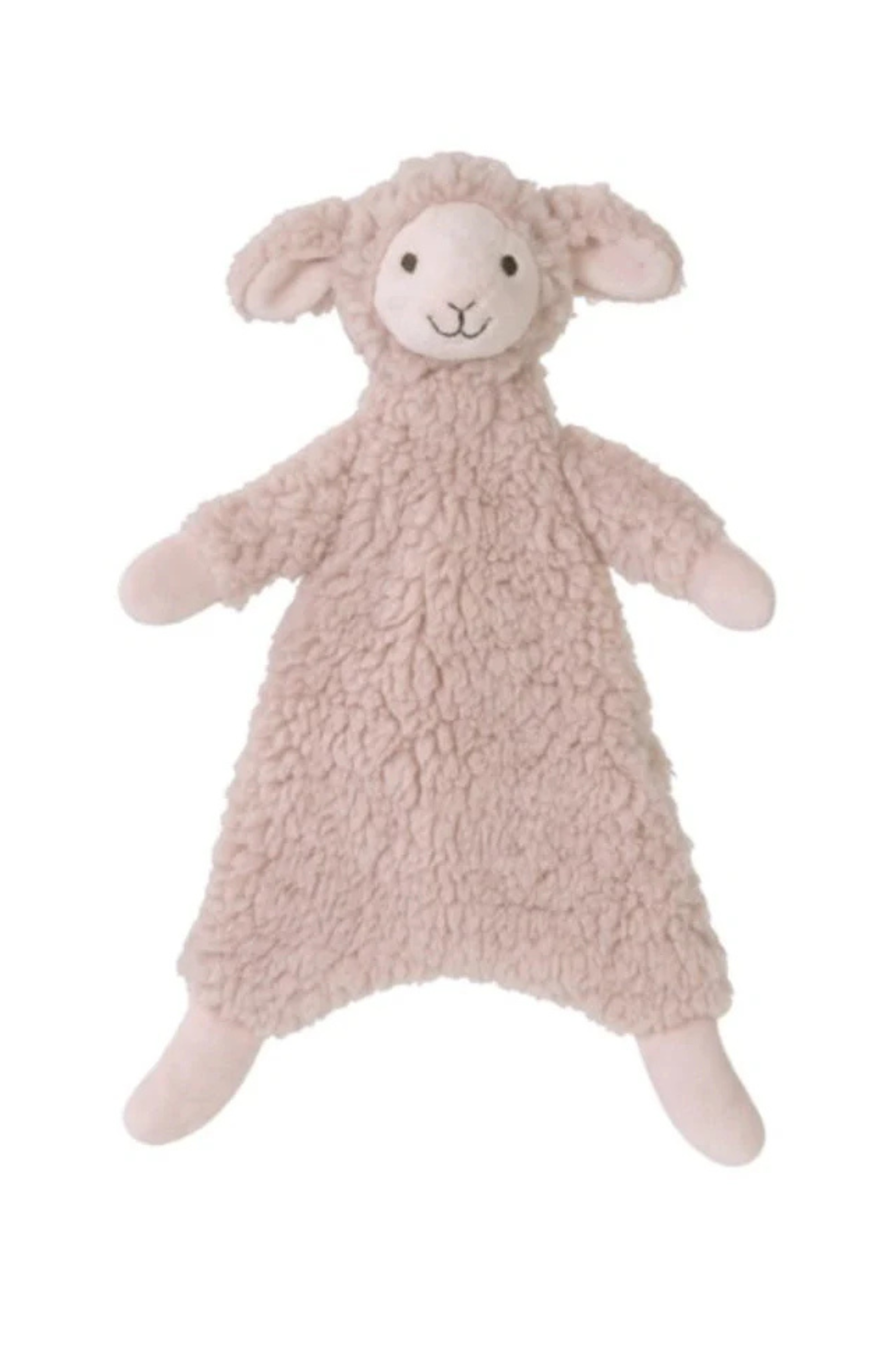 Pink plush lamb stuffed animal toy by happy horse