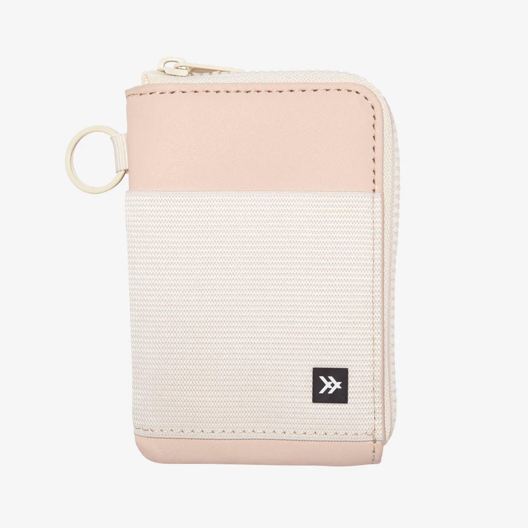 THREAD - Off White Zipper Wallet