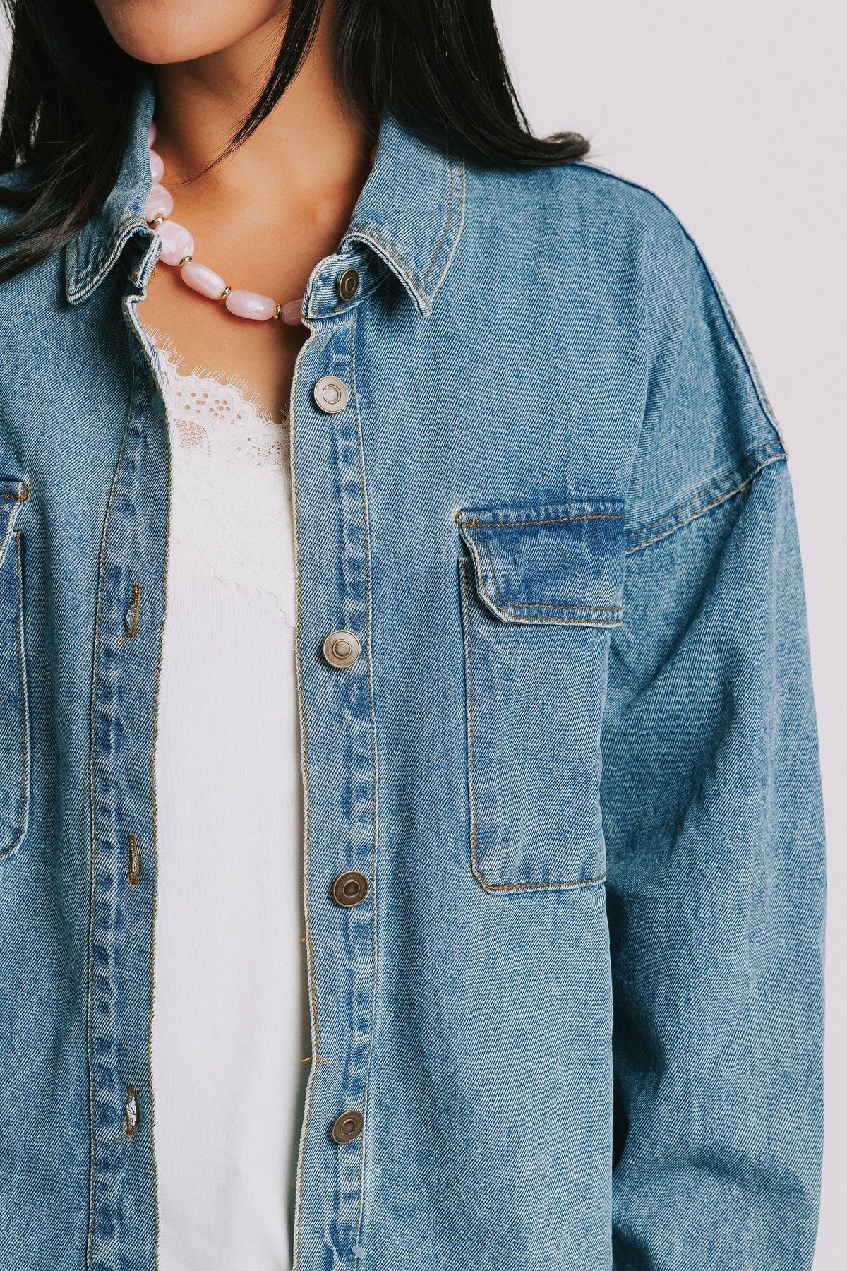 oversized denim jacket