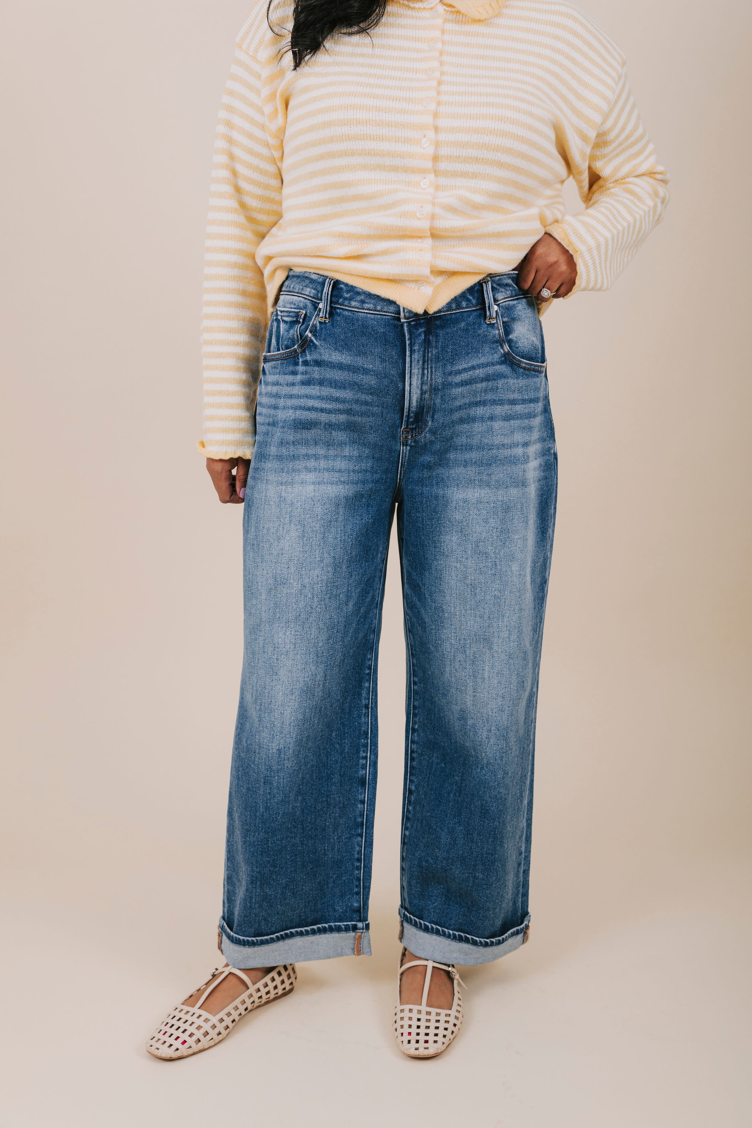 plus size sun faded denim jeans front