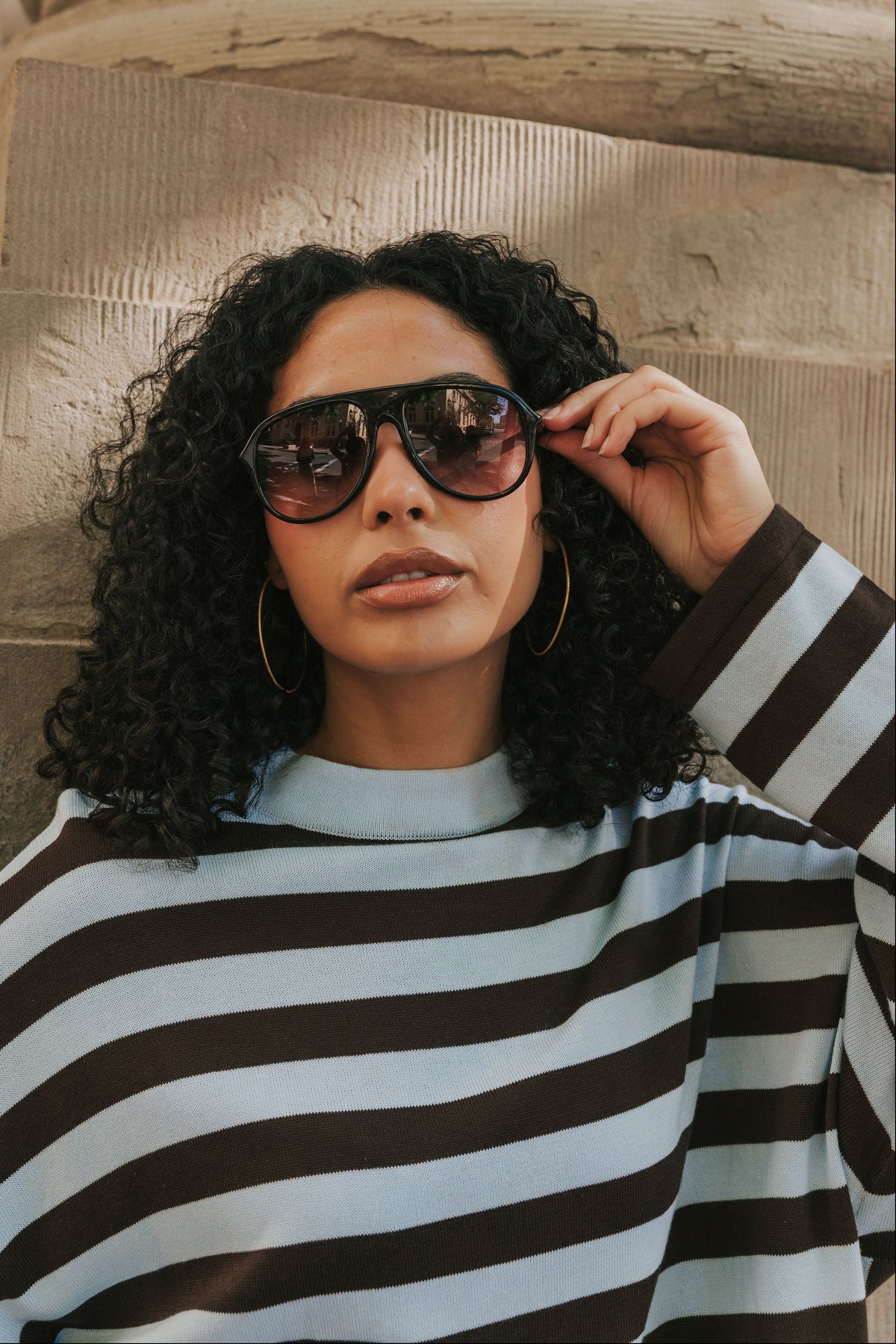 quay chart topper sunglasses black