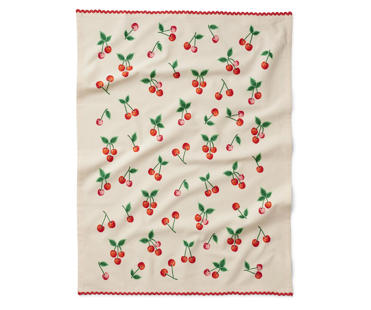 RIFLE PAPER CO - Cherries Tea Towel