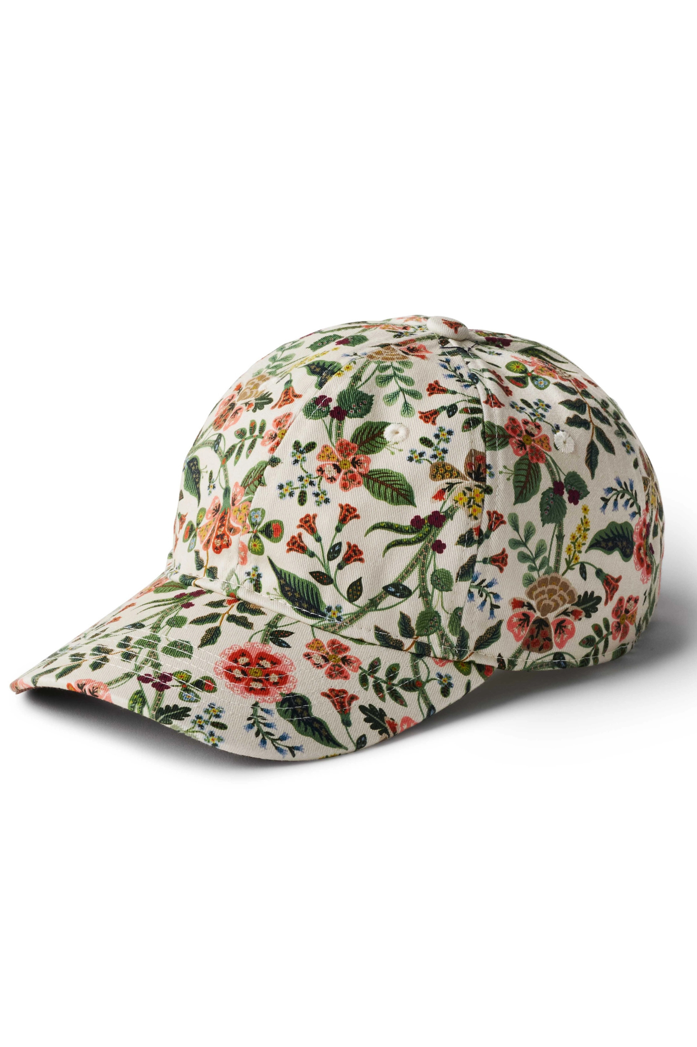 Floral-patterned cap