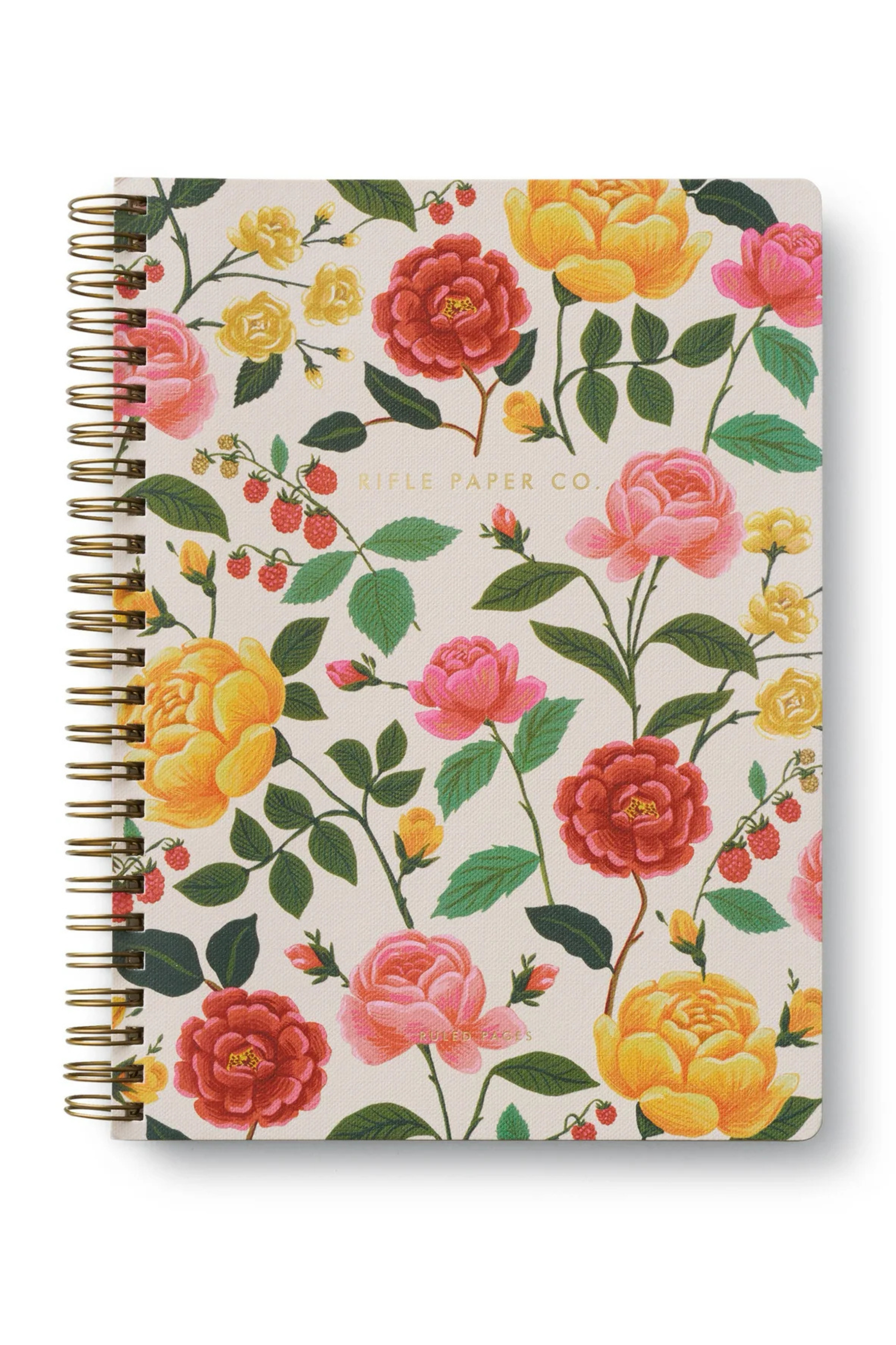 Notebook with floral design