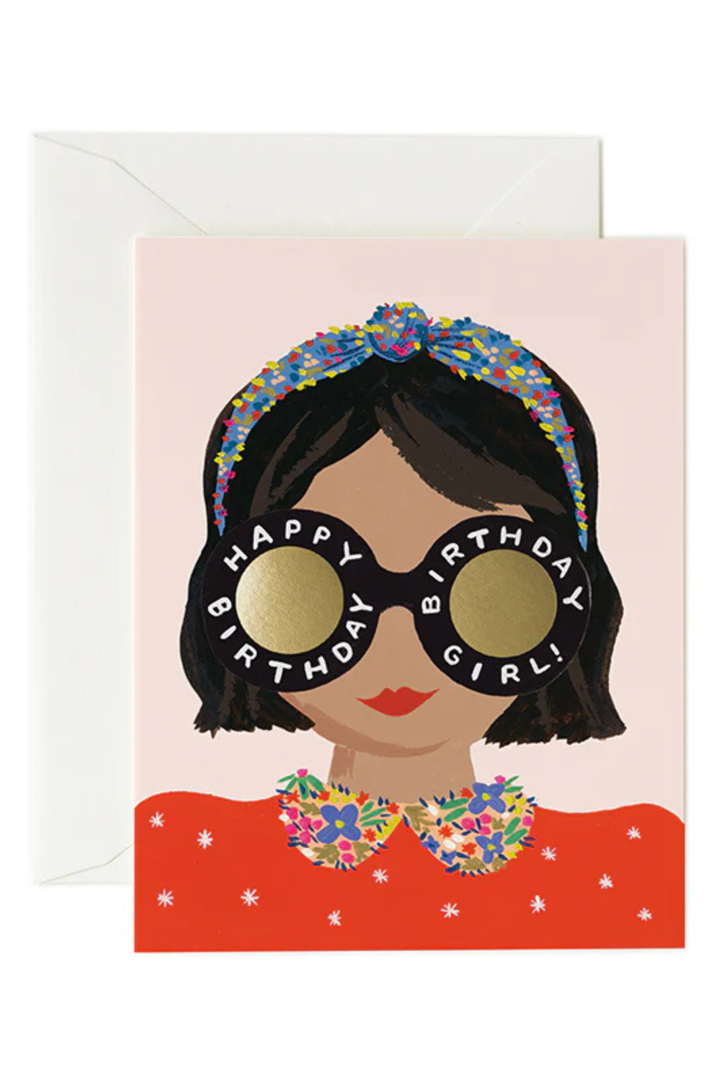 RIFLE PAPER CO - Headband Birthday Girl Card