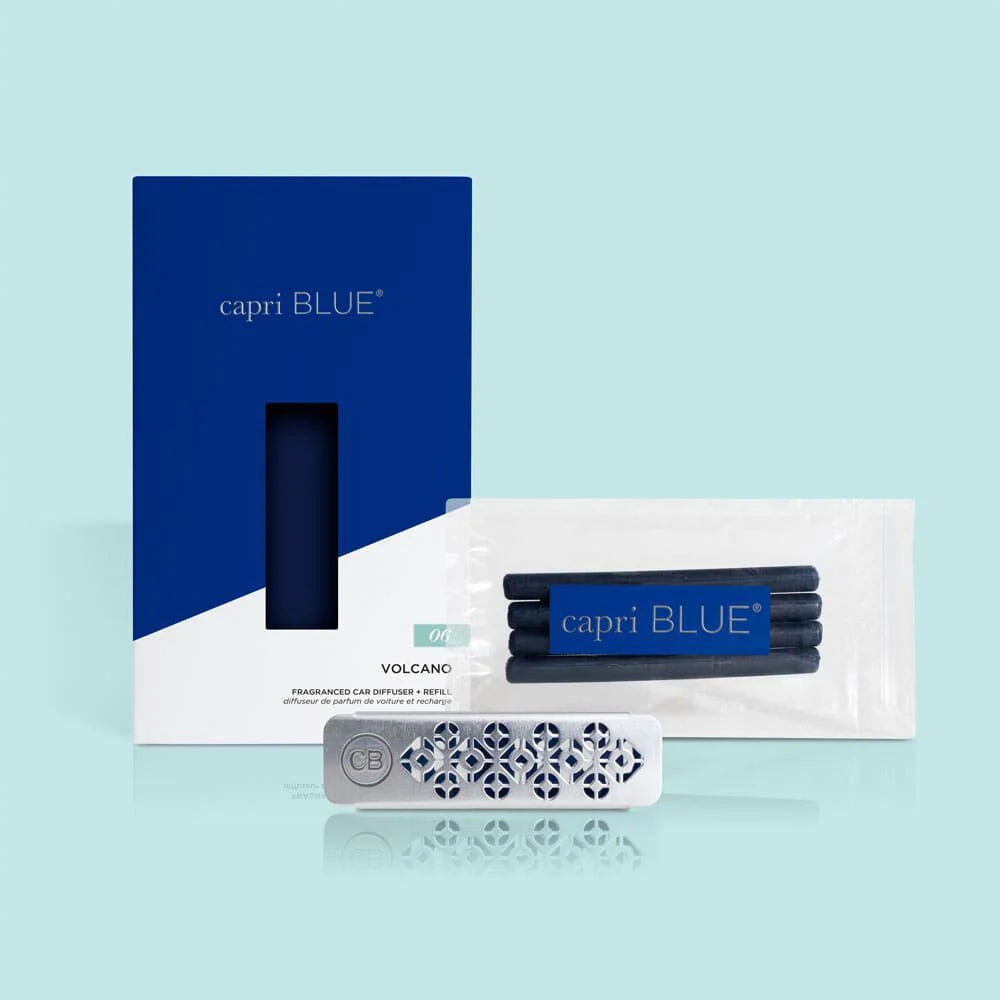 Capri Blue - Volcano Car Diffuser + Refill