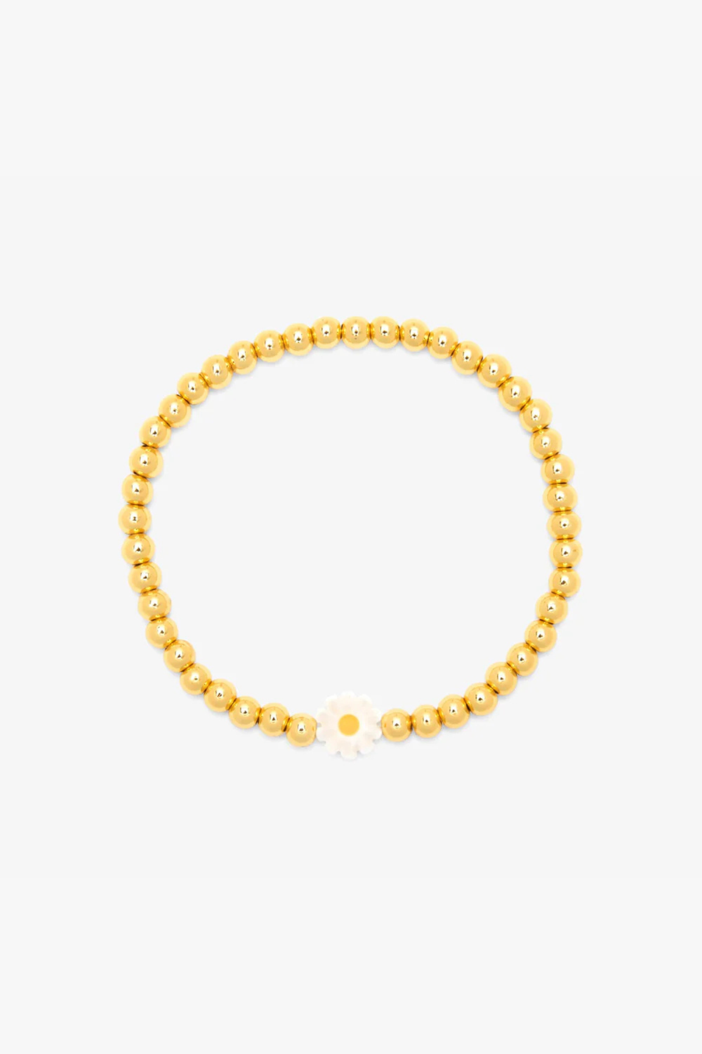 PURA VIDA - Daisy Ball Bead Stretch Bracelet