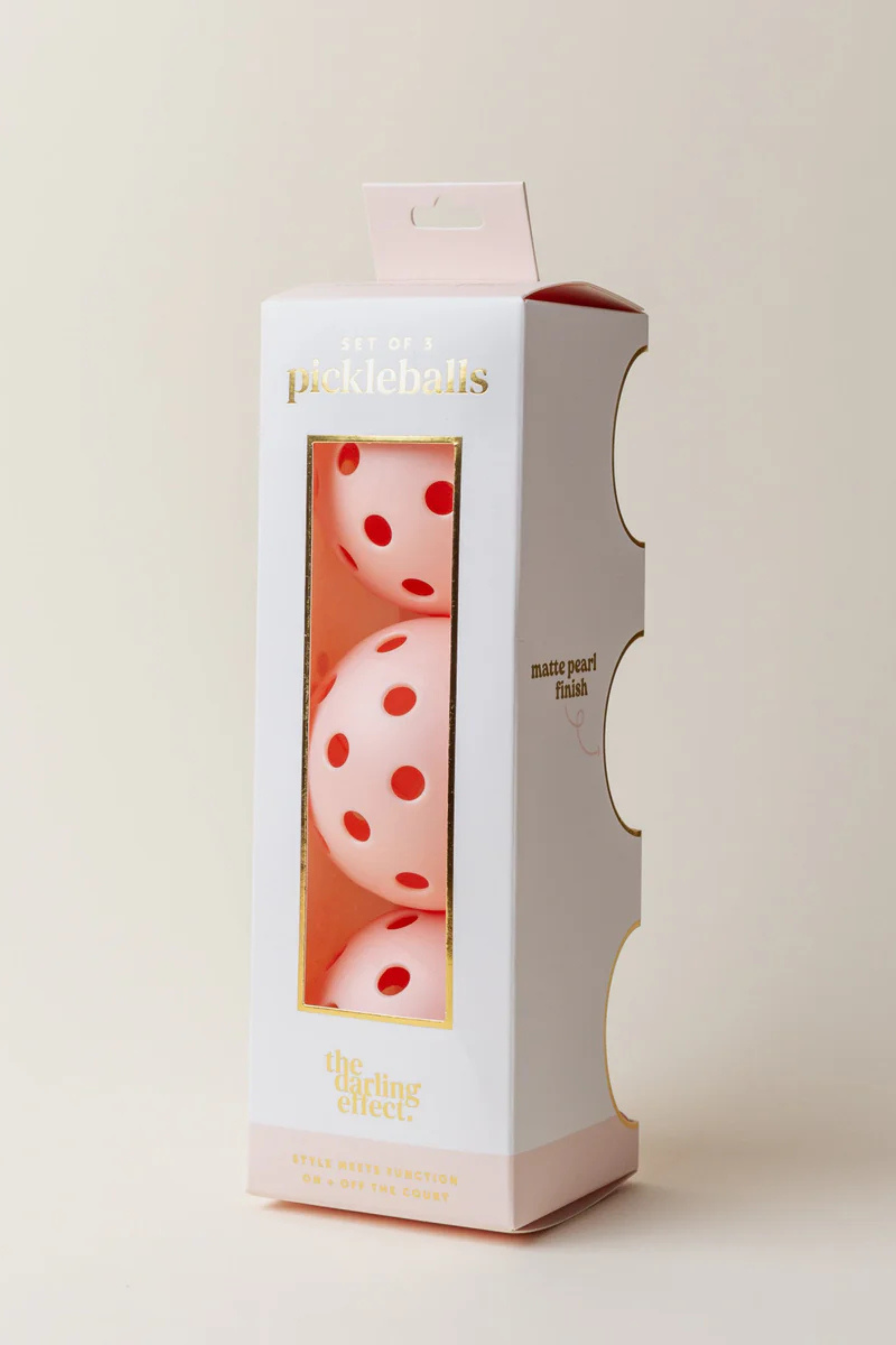Pink Pickleball Balls - Set Of 3