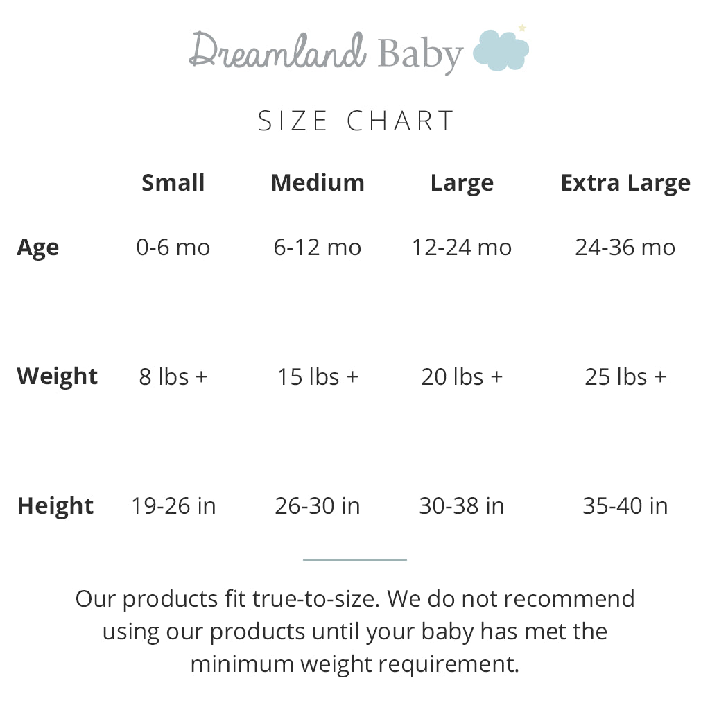 Dreamland Baby Weighted Sack - 2 Colors!