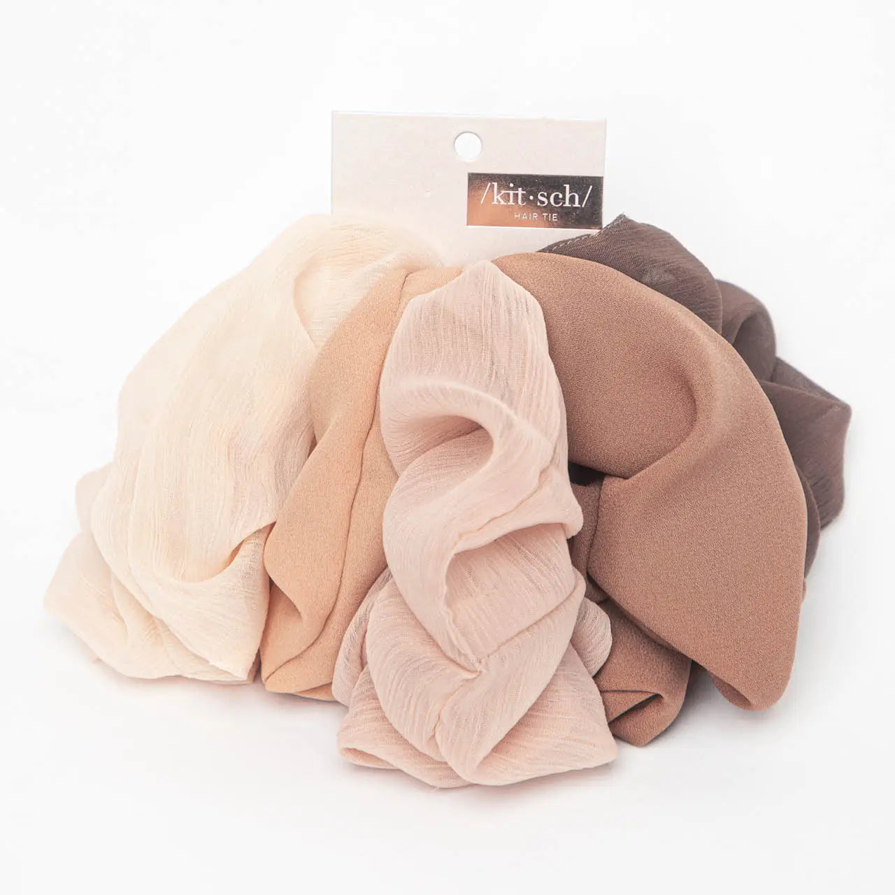 KITSCH - Crepe Scrunchies 5pc