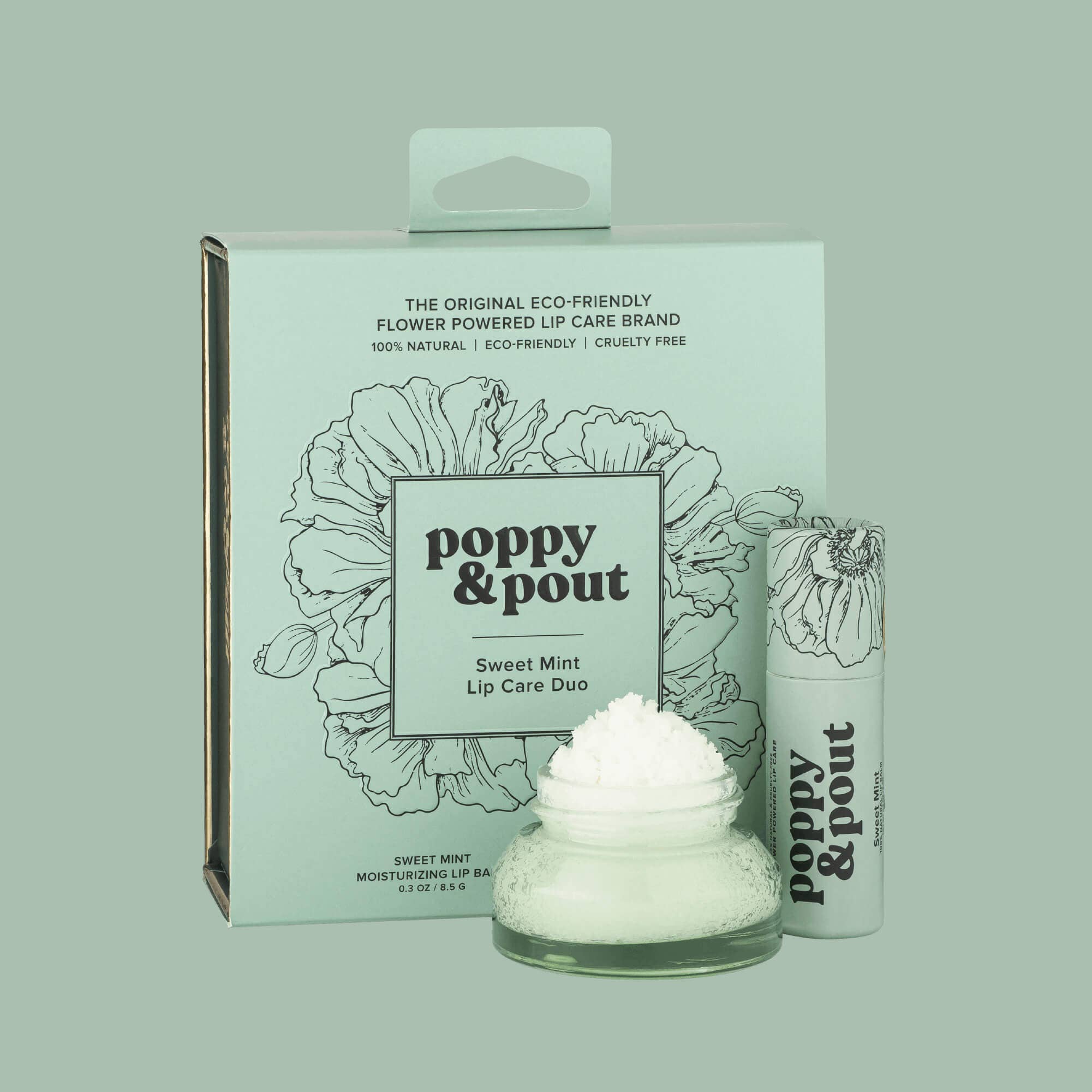 POPPY & POUT - Lip Care Duo - Sweet Mint