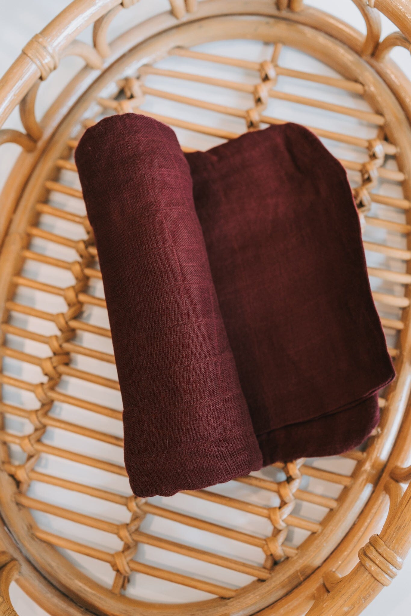 Alex Muslin Swaddle - 10 Colors Berry Red