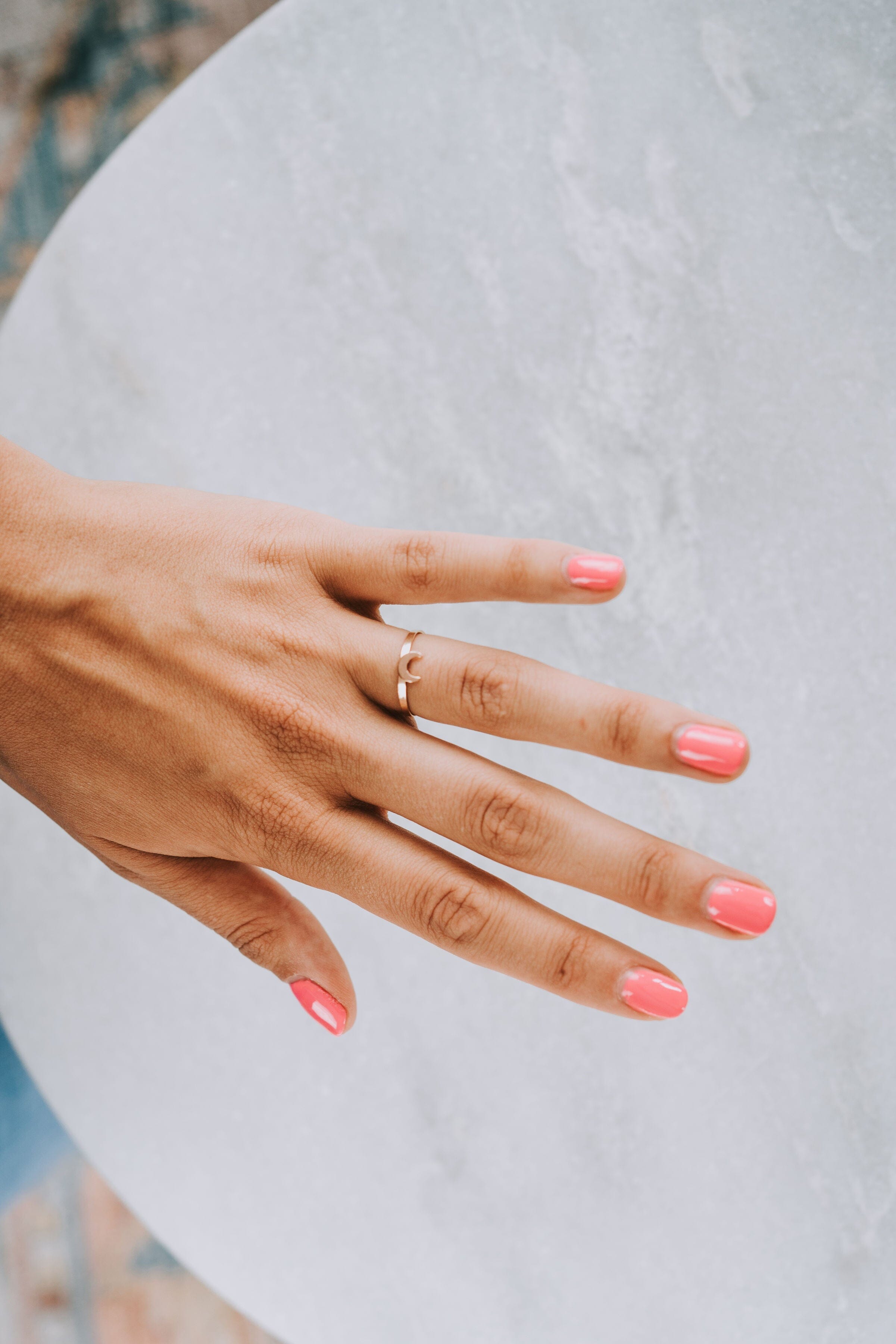 Moon Stacking Ring