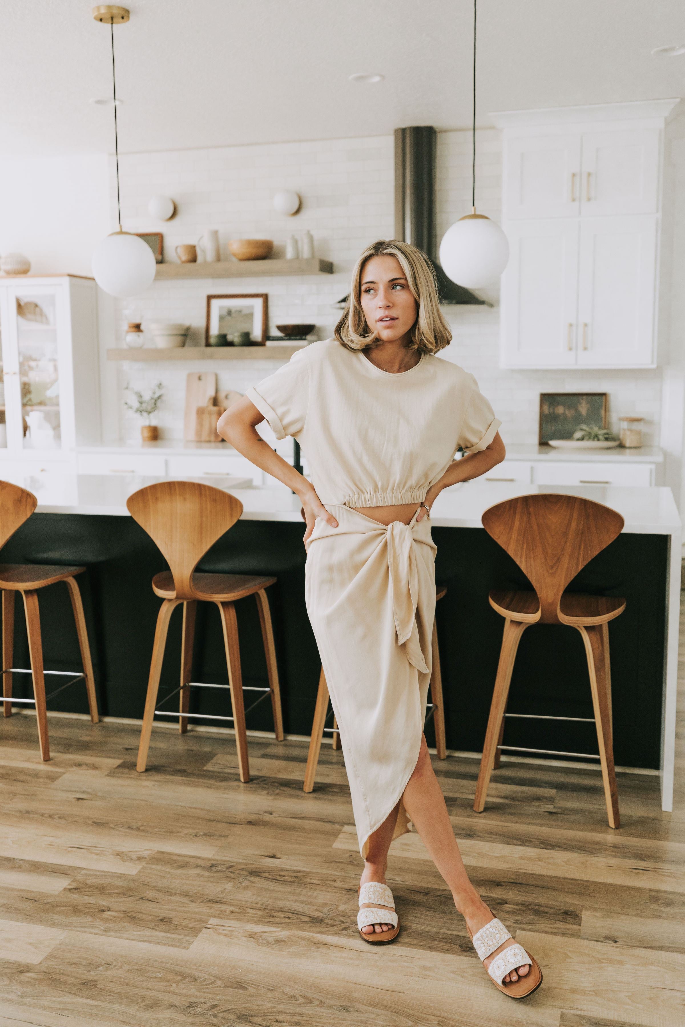 FREE PEOPLE - Rae Maxi Dress by Free People in Summer Khaki