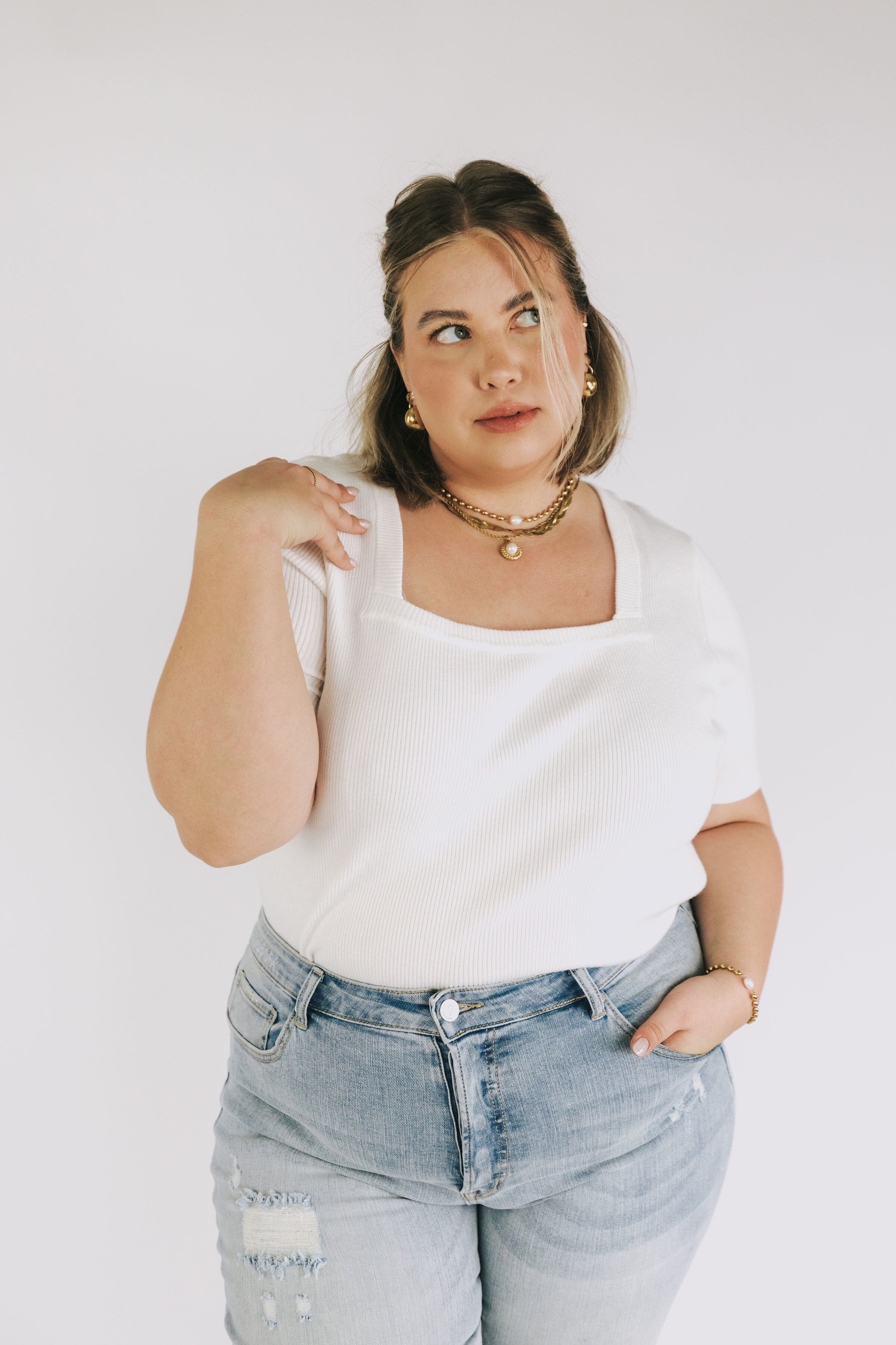 PLUS SIZE - Picture This Top