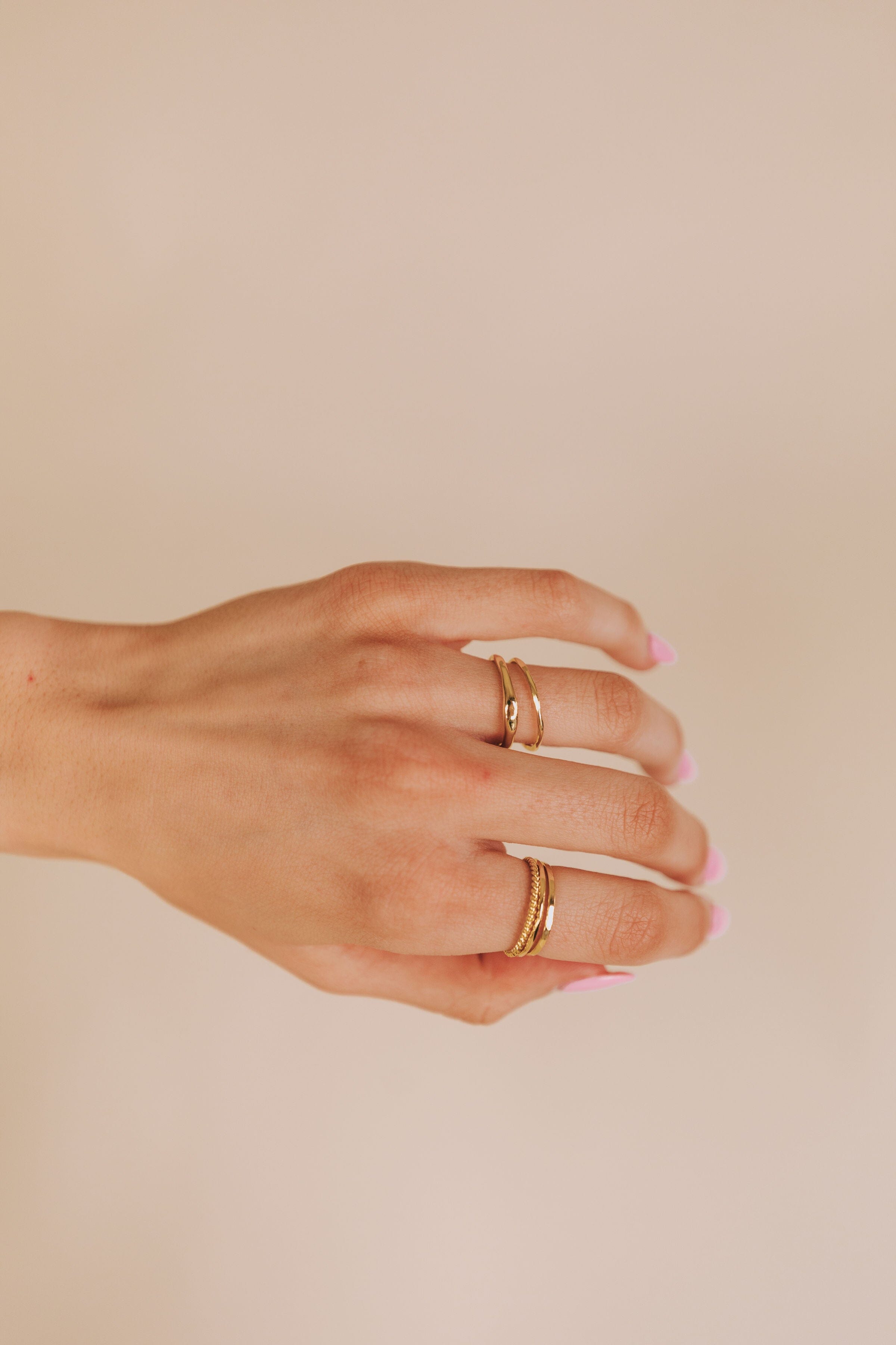 PURA VIDA - Golden Ring Stack