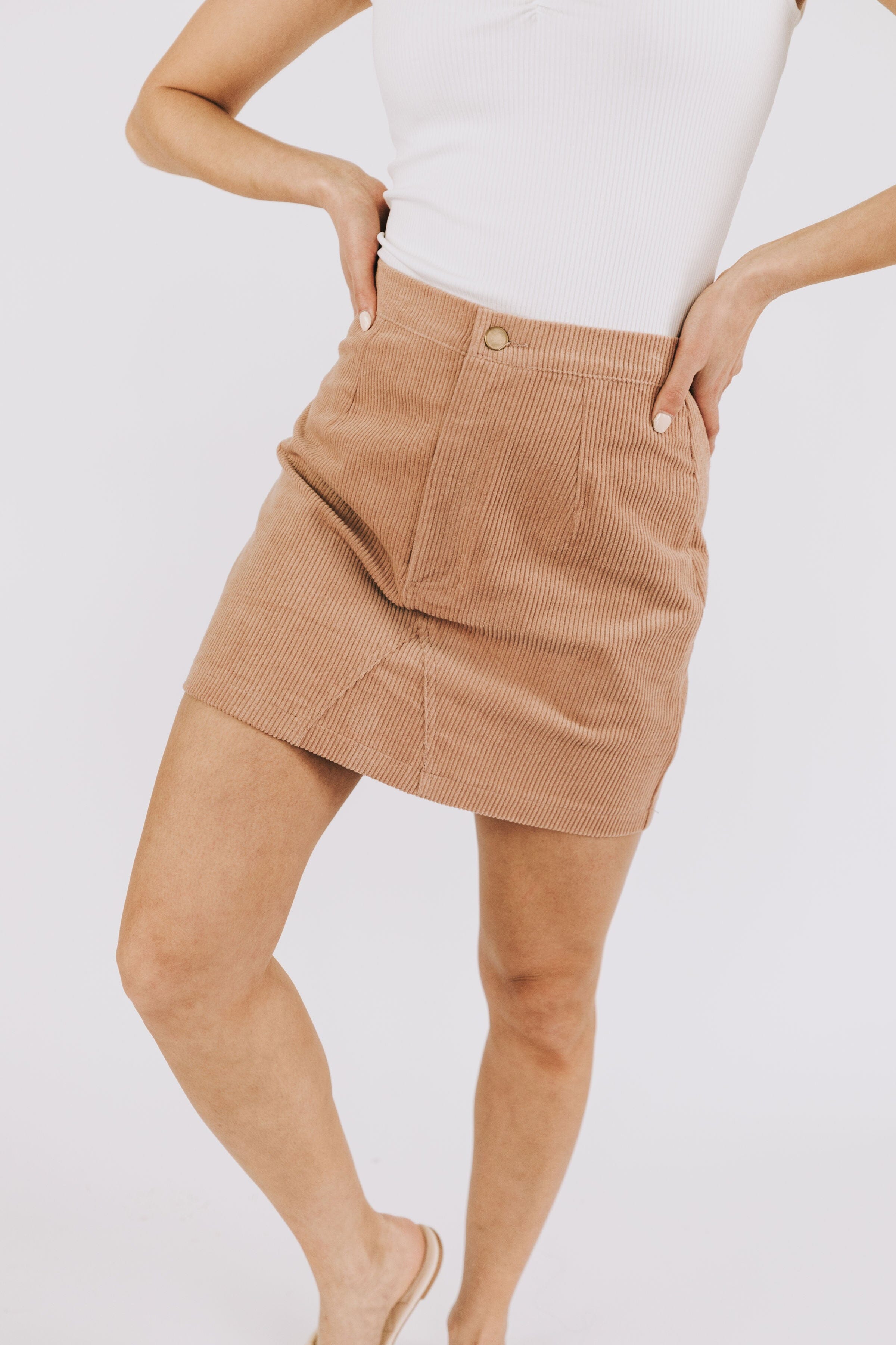 Crossed The Line Mini Skirt
