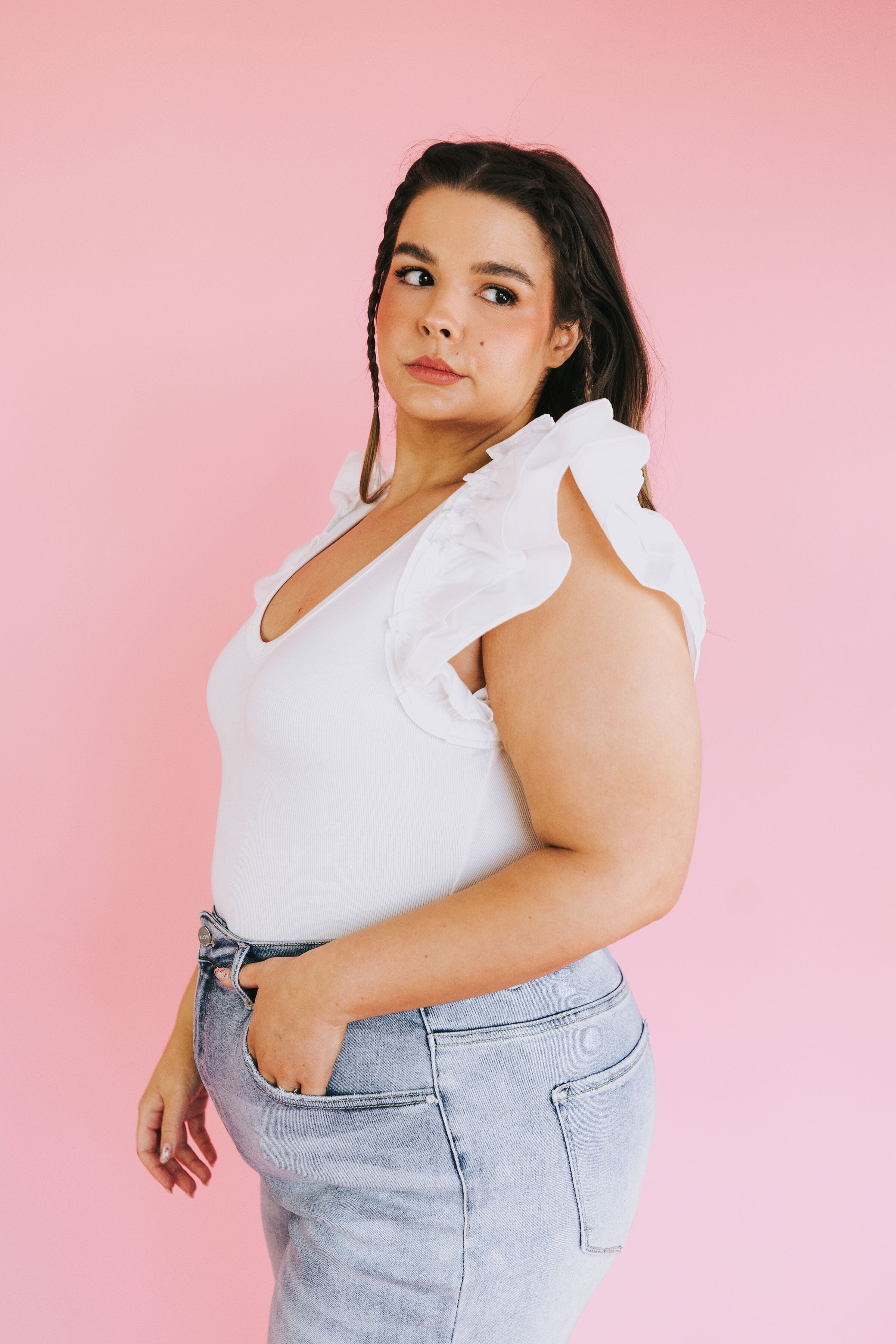 PLUS SIZE - Going Back Bodysuit