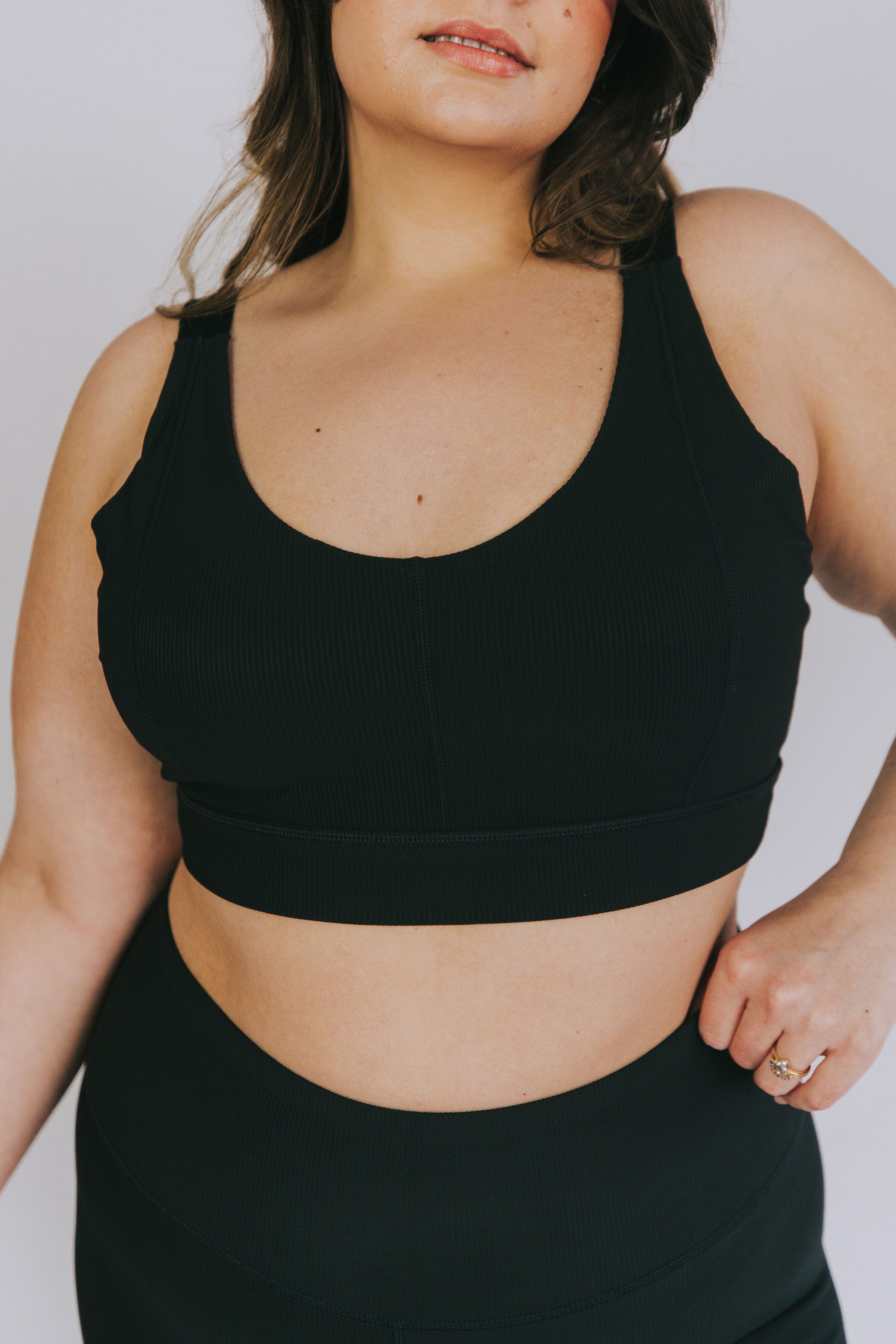 PLUS SIZE - Crushed It Sports Bra