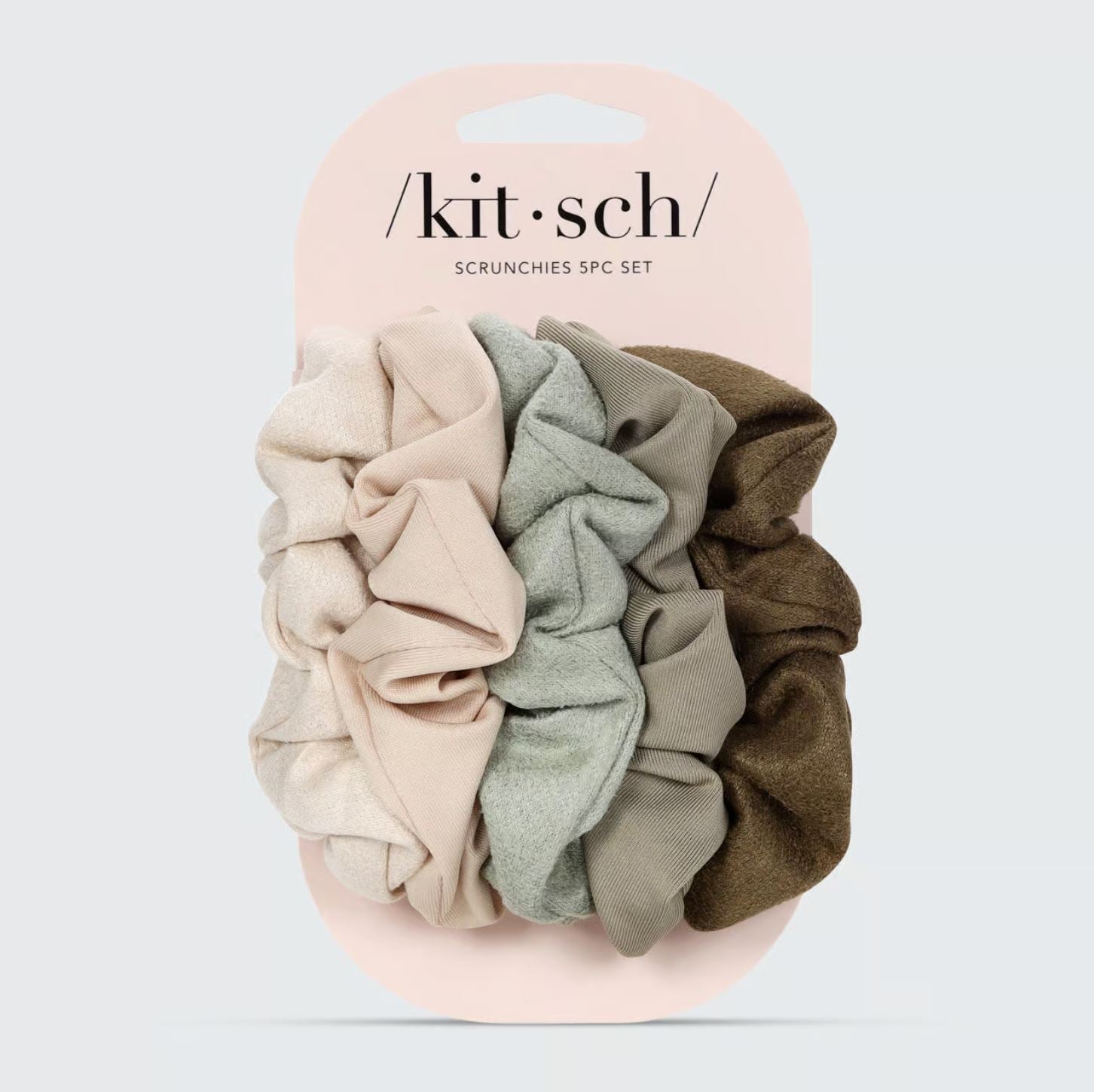KITSCH - Textured Scrunchies - Eucalyptus