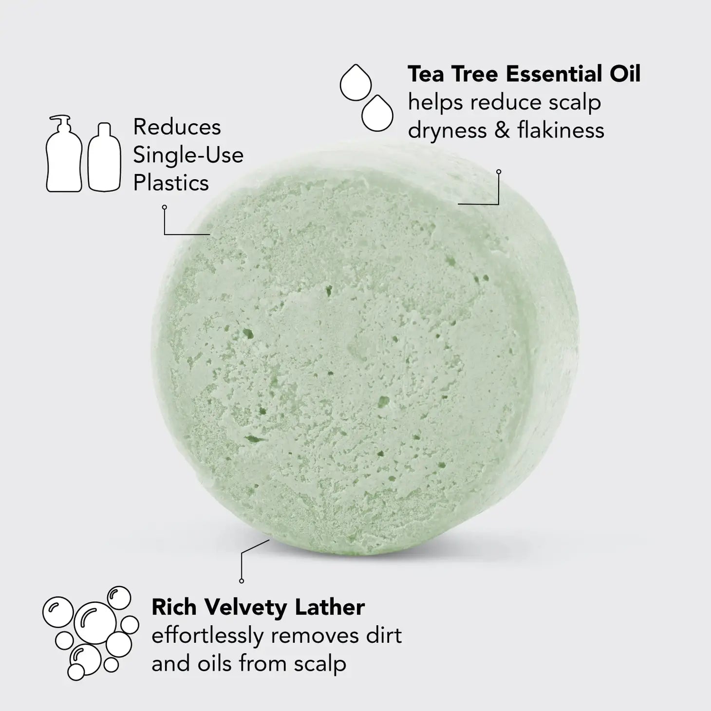 KITSCH - Tea Tree + Mint Clarifying Shampoo Bar