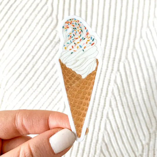 Ice Cream Cone Sticker