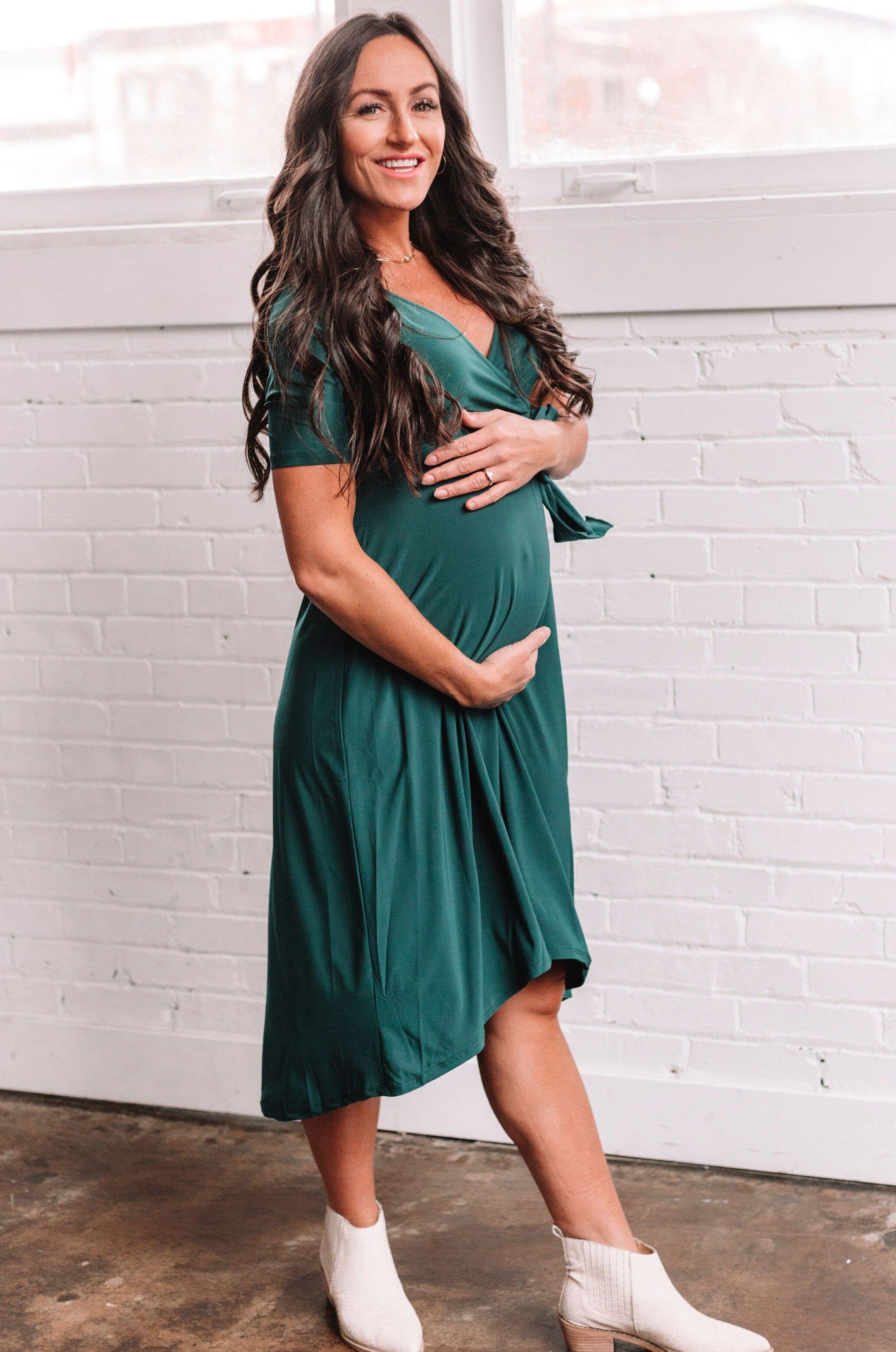 Bundle Of Joy Maternity Dress - 2 Colors S