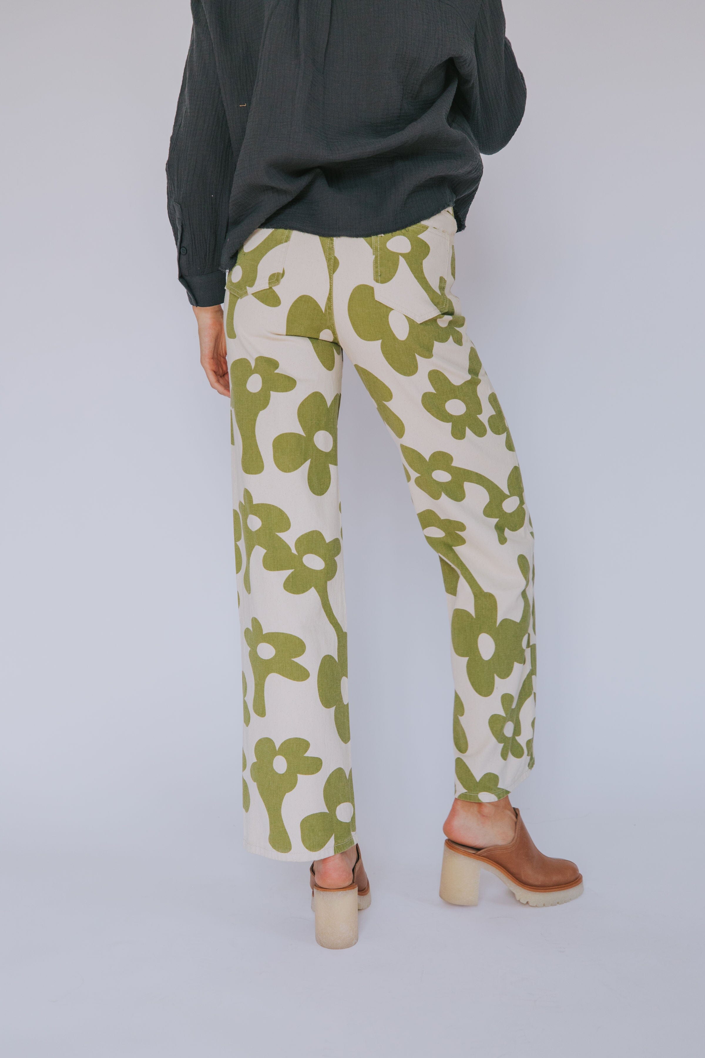 Far Apart Flower Pants - 2 Colors!