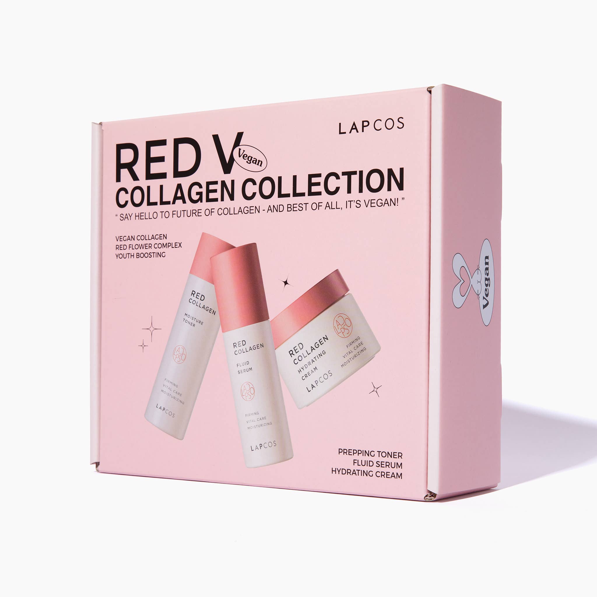 LAPCOS - Red Vegan Collagen 3-Step Set