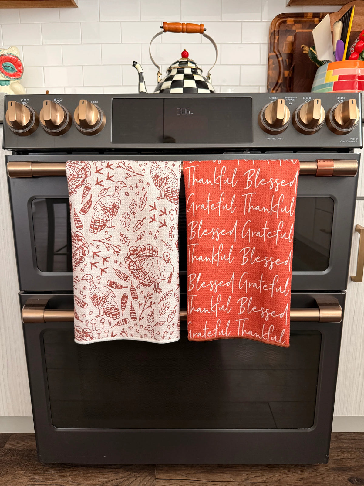 CRAE.HOME - Turkey Trot Double-Sided Hand Towel