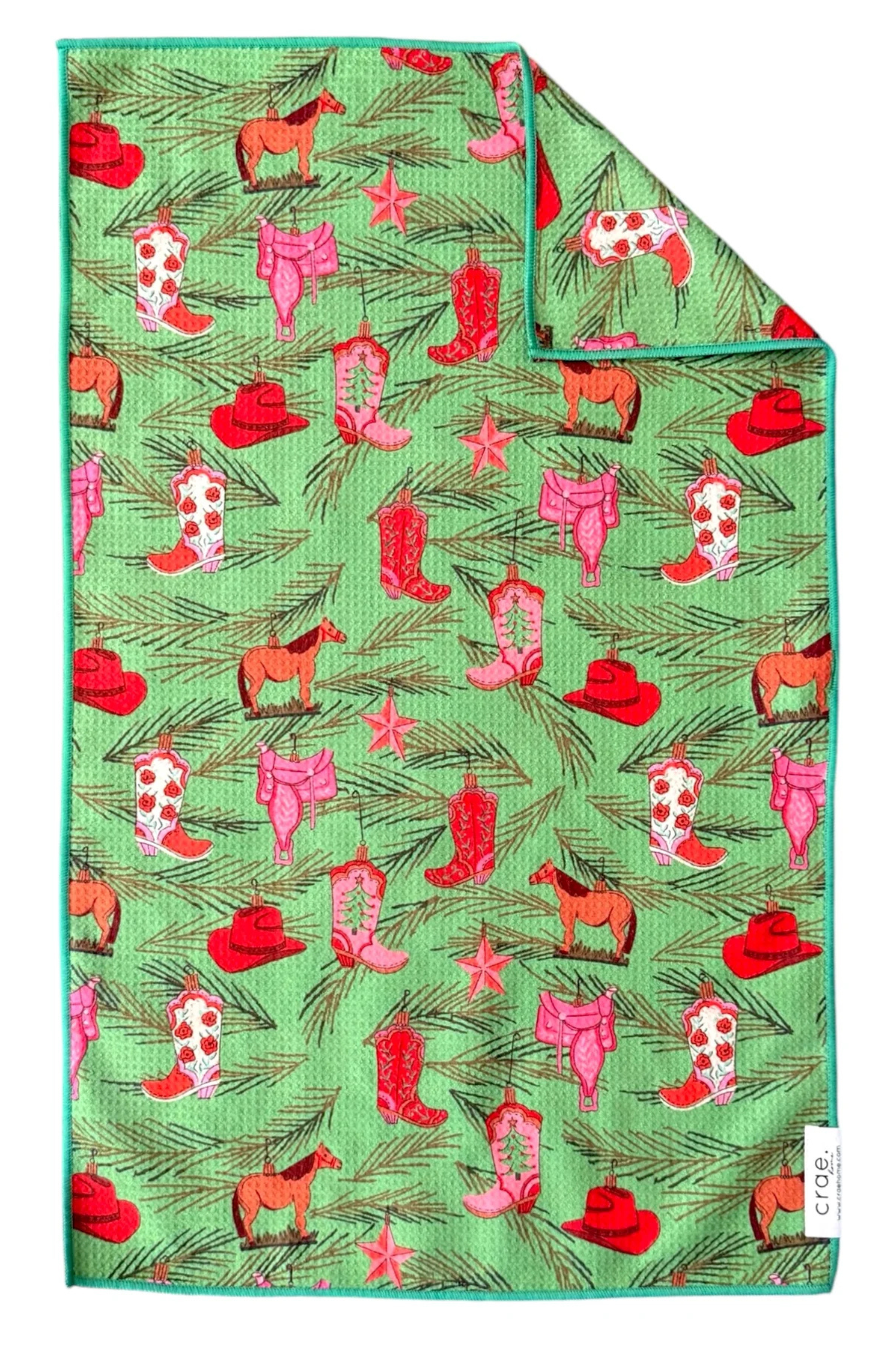 CRAE.HOME - Country Christmas: Double-Sided Hand Towel