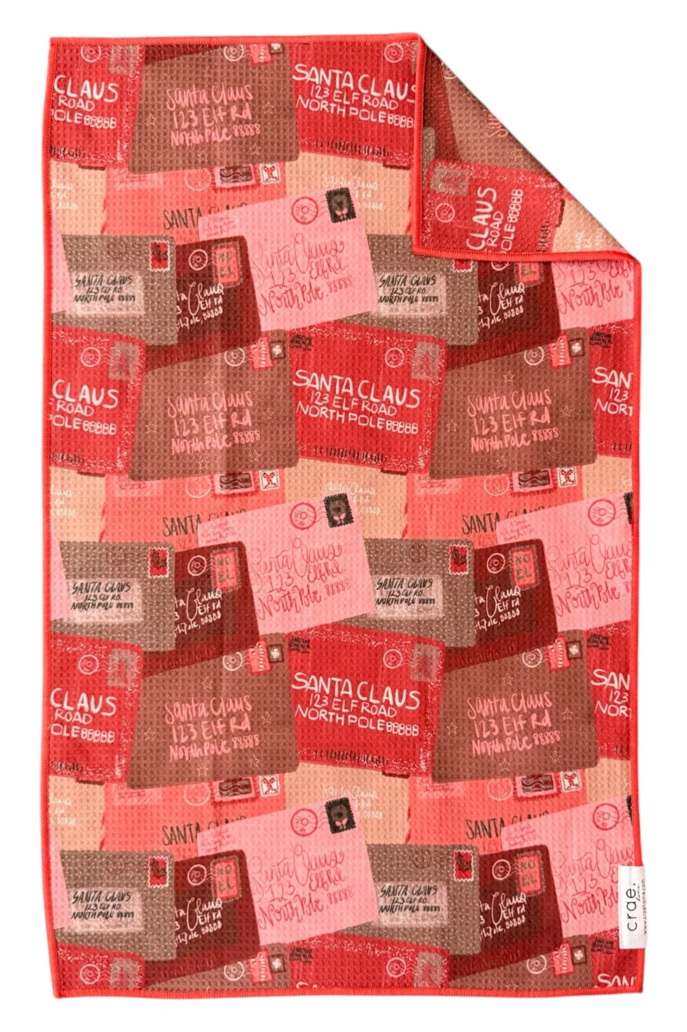 CRAE.HOME - Letters To Santa: Double-Sided Hand Towel