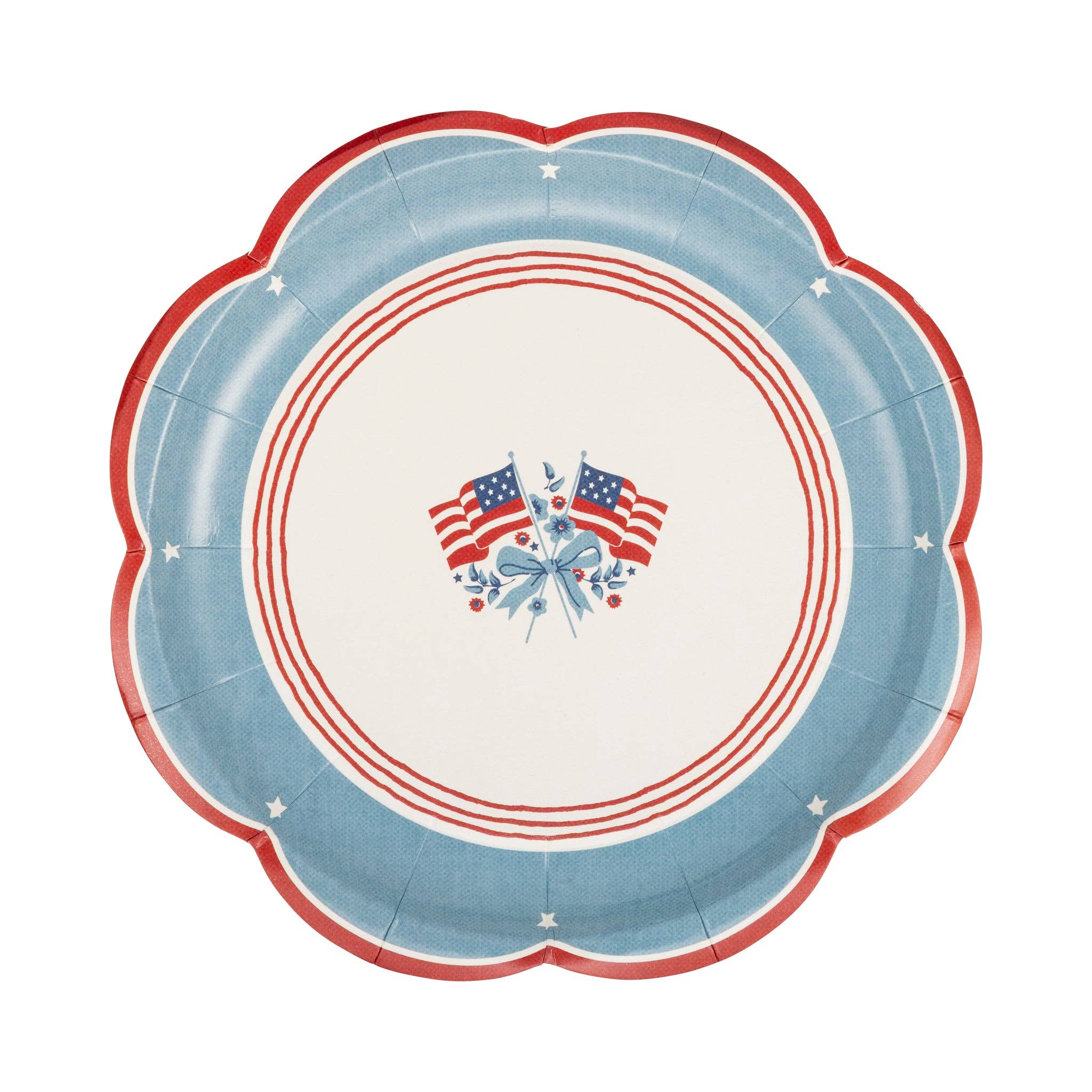 Flag Paper Plates - 8"