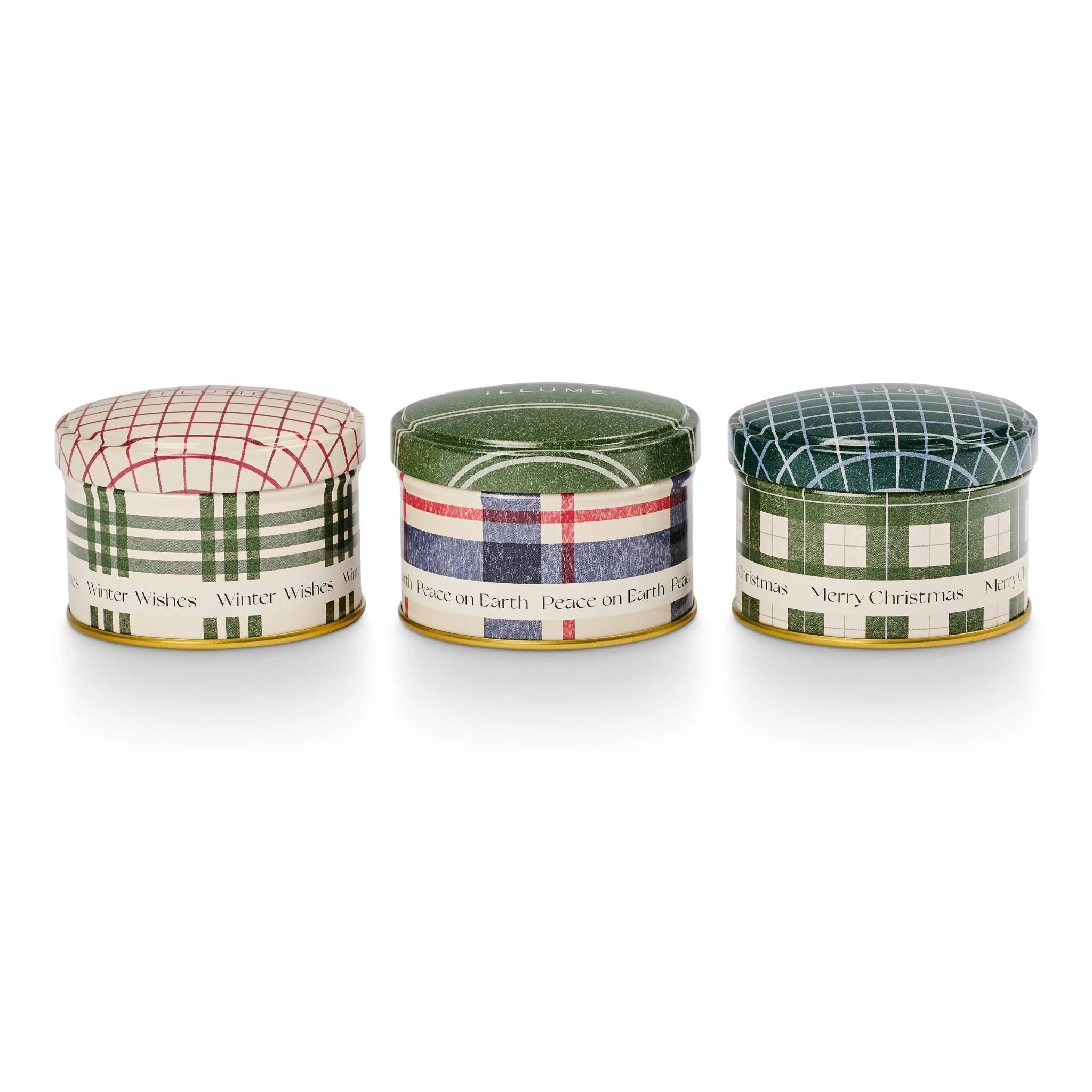 Balsam & Cedar Noble Holiday Candle Tin Trio Gift Set