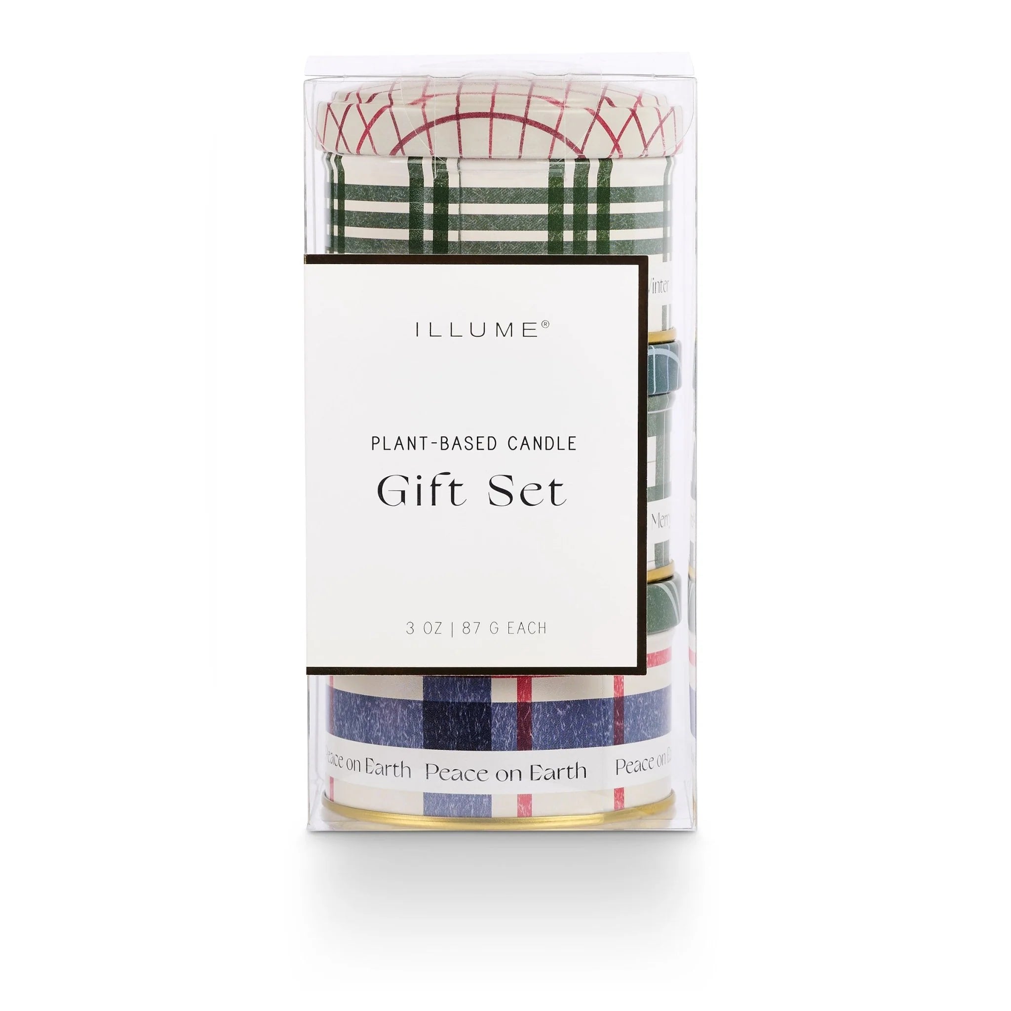 Balsam & Cedar Noble Holiday Candle Tin Trio Gift Set