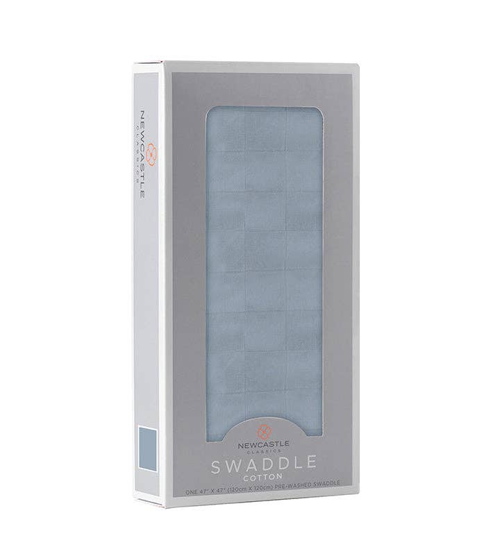 Blue Fog Cotton Swaddle 