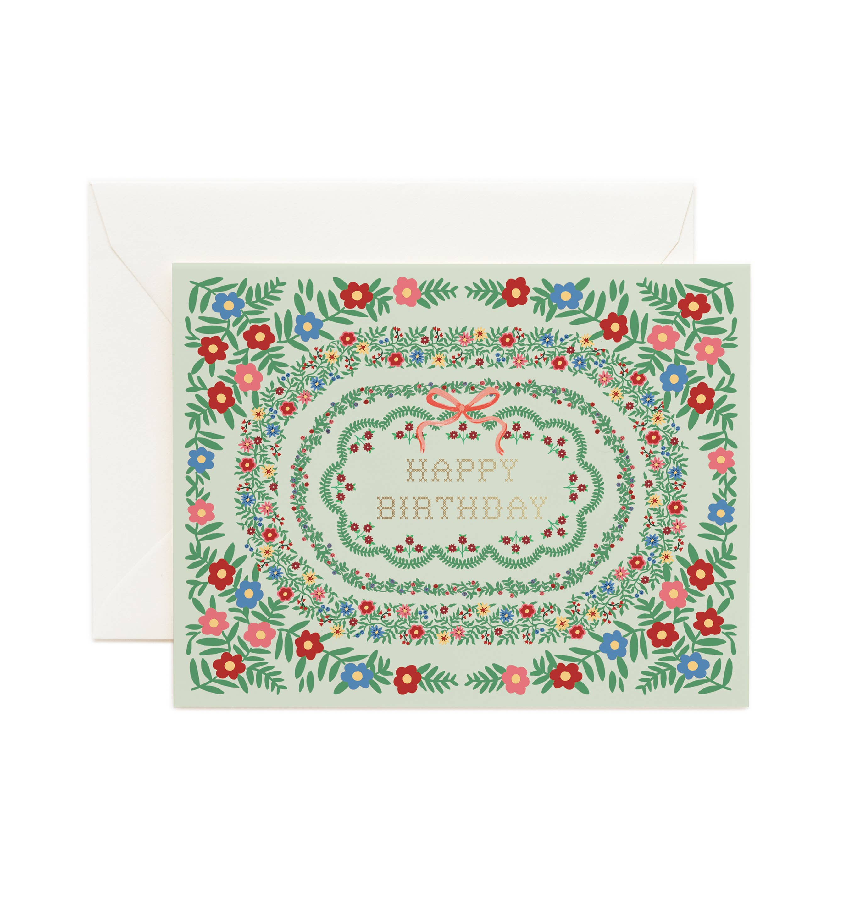 RIFLE  PAPER CO - Rosette Birthday Card