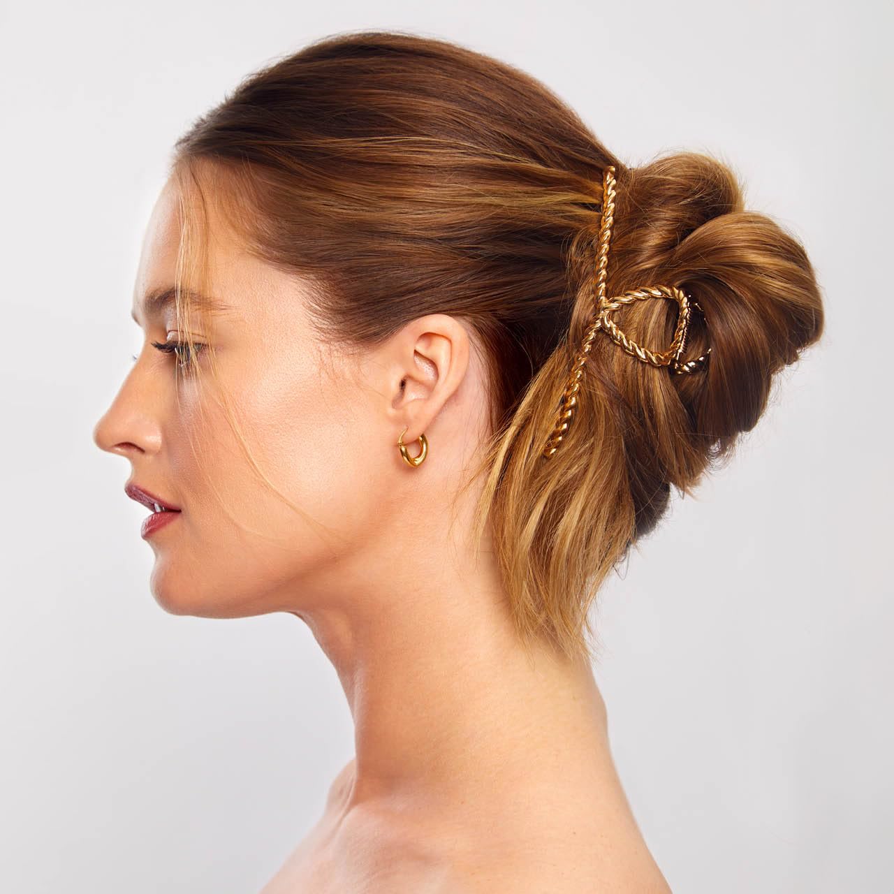 KITSCH - Metal Rope Claw Clip - Gold