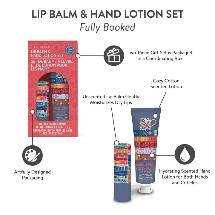 STUDIO OH! - Fully Booked Lip Balm & Hand Lotion Set