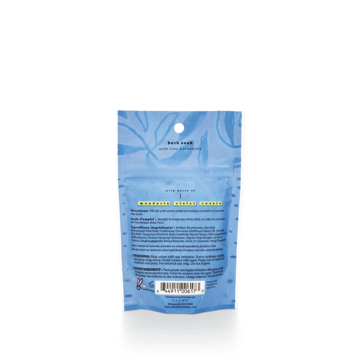 ILLUME - Bath Soak With Rose Botanicals - Citrus Crush 
