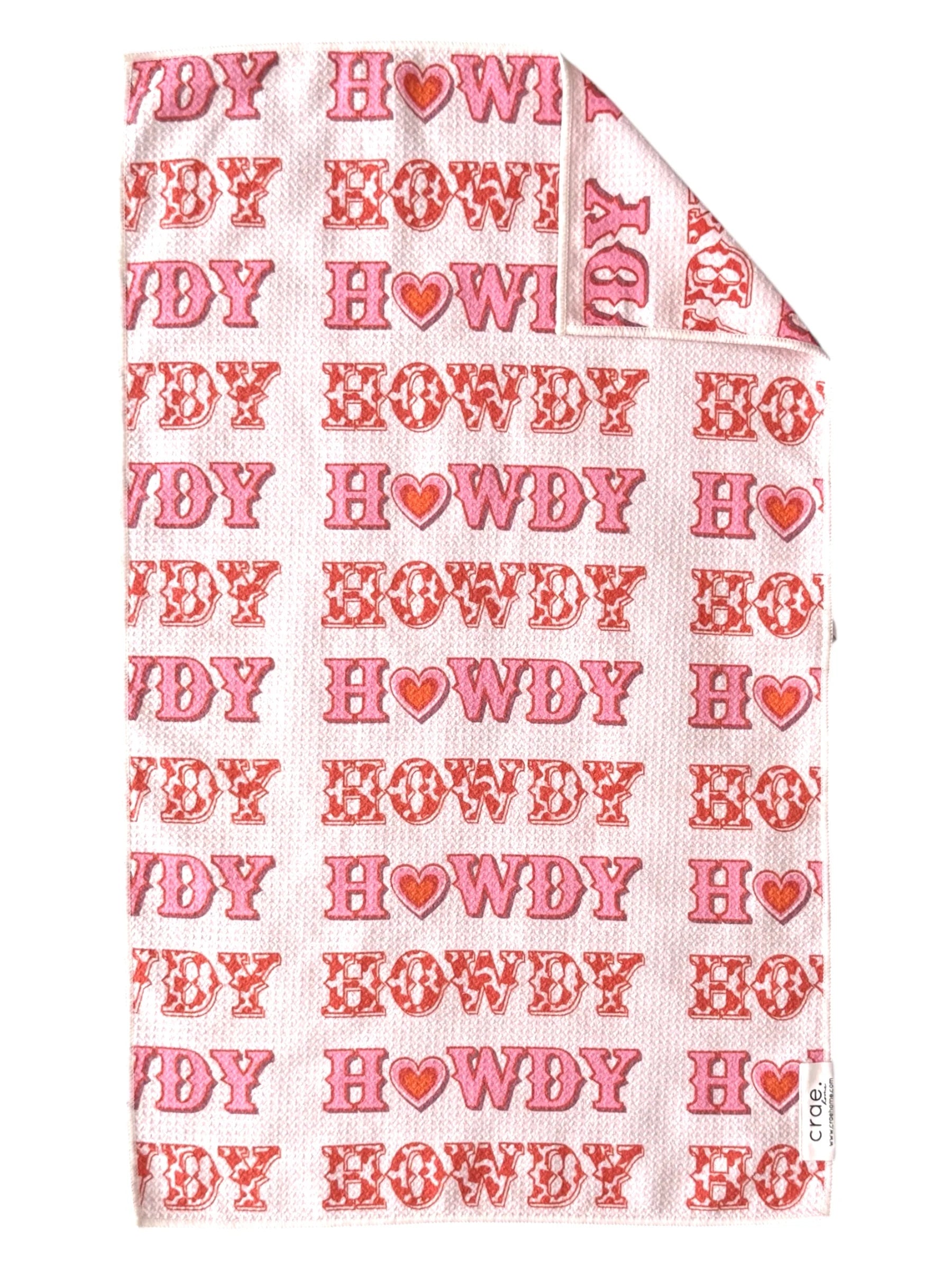 CRAE.HOME - Howdy: Double-Sided Hand Towel