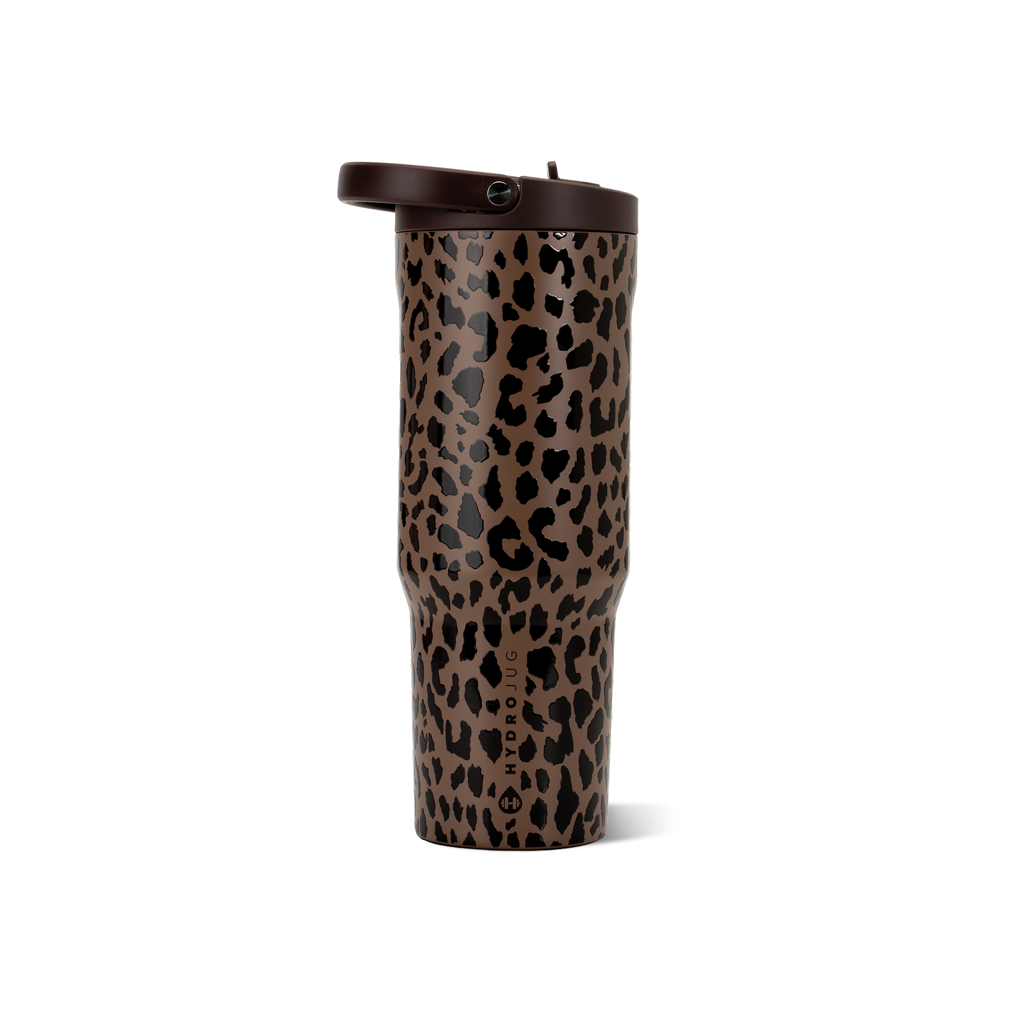 Brown Leopard HydroJug 32 oz Sport Water Bottle