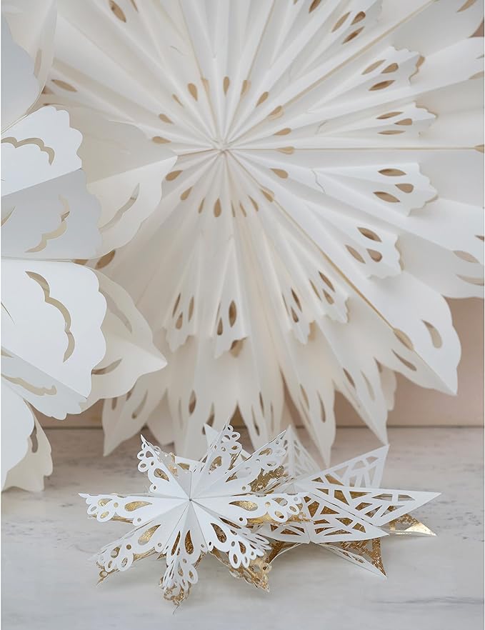 Paper Snowflake Ornament - 9" Height